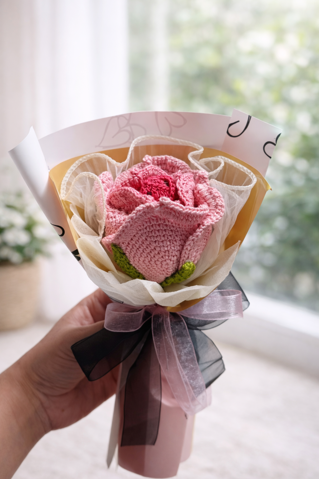 Crochet Thai Rose Bouquet