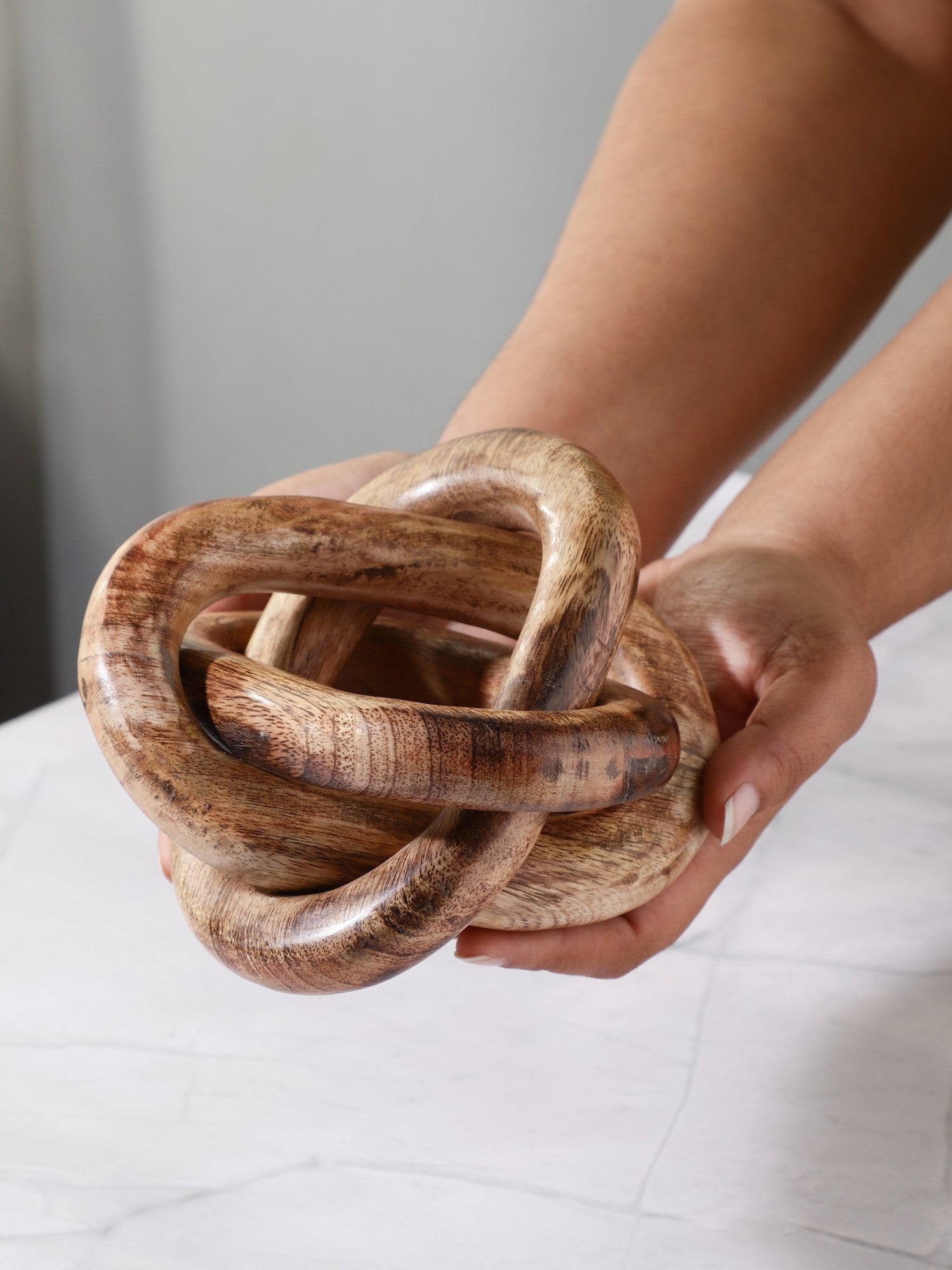 Wooden Chain (3 Knots)