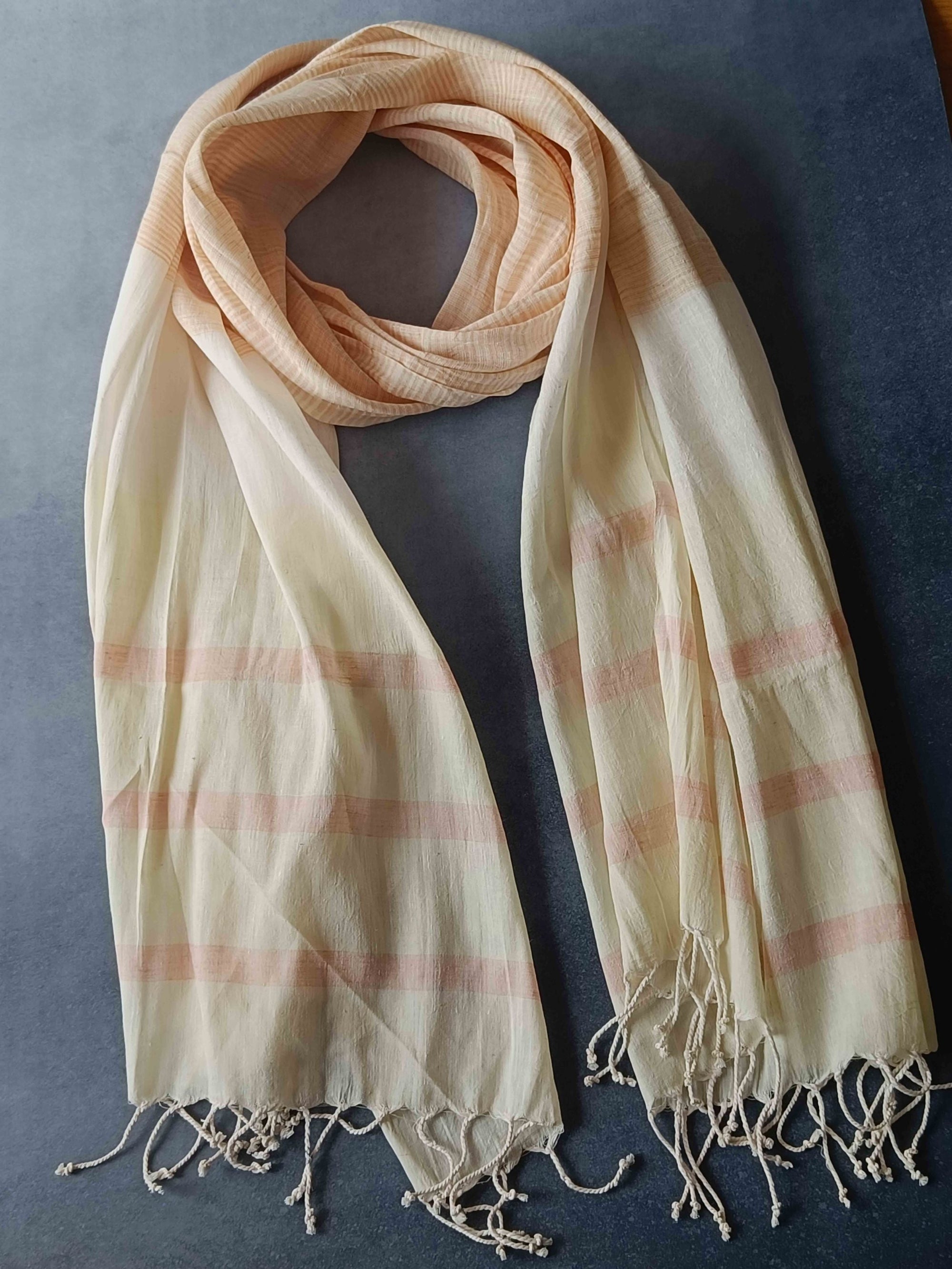 Ivory - Hemp Stole