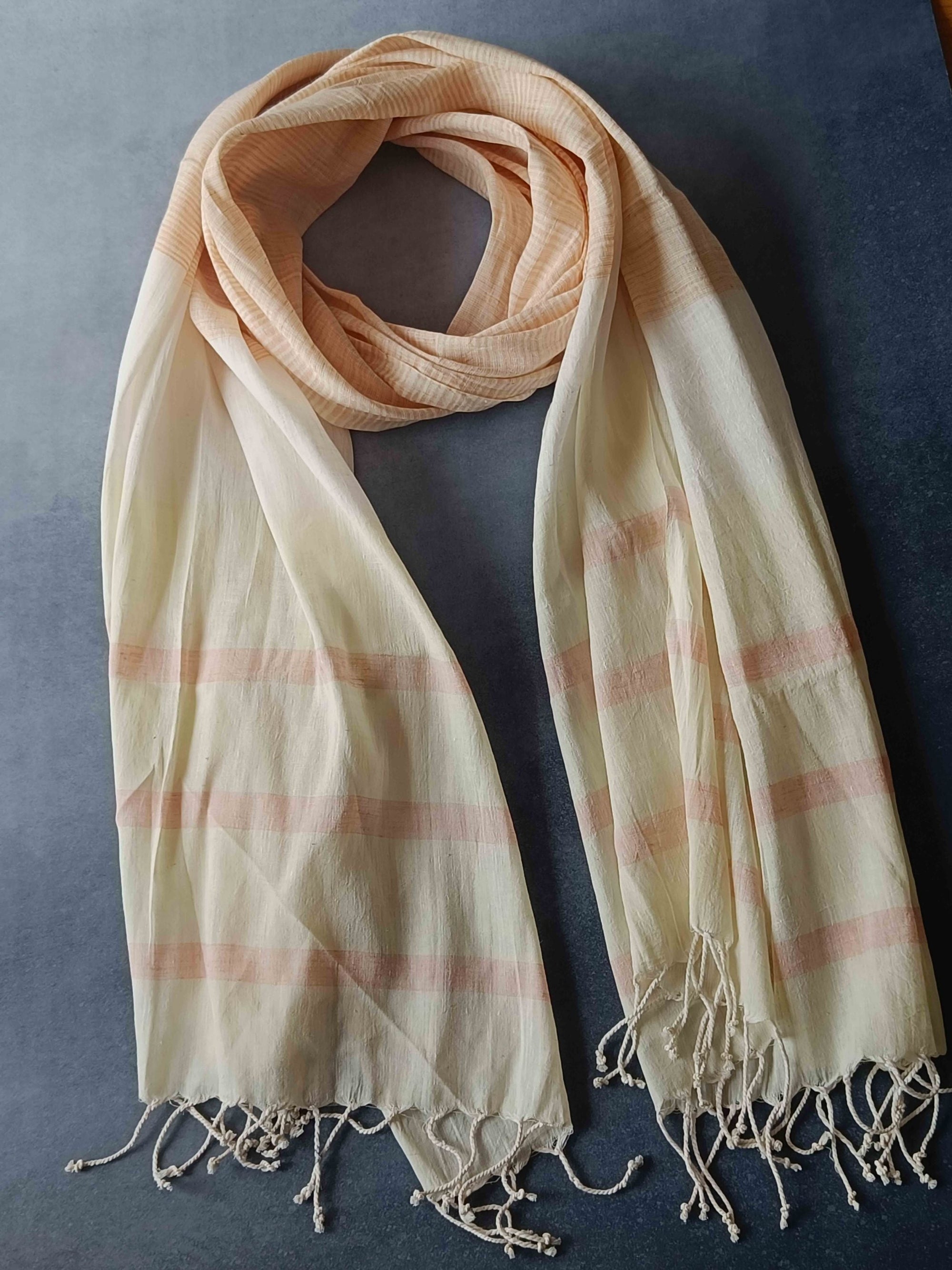 Ivory - Hemp Stole