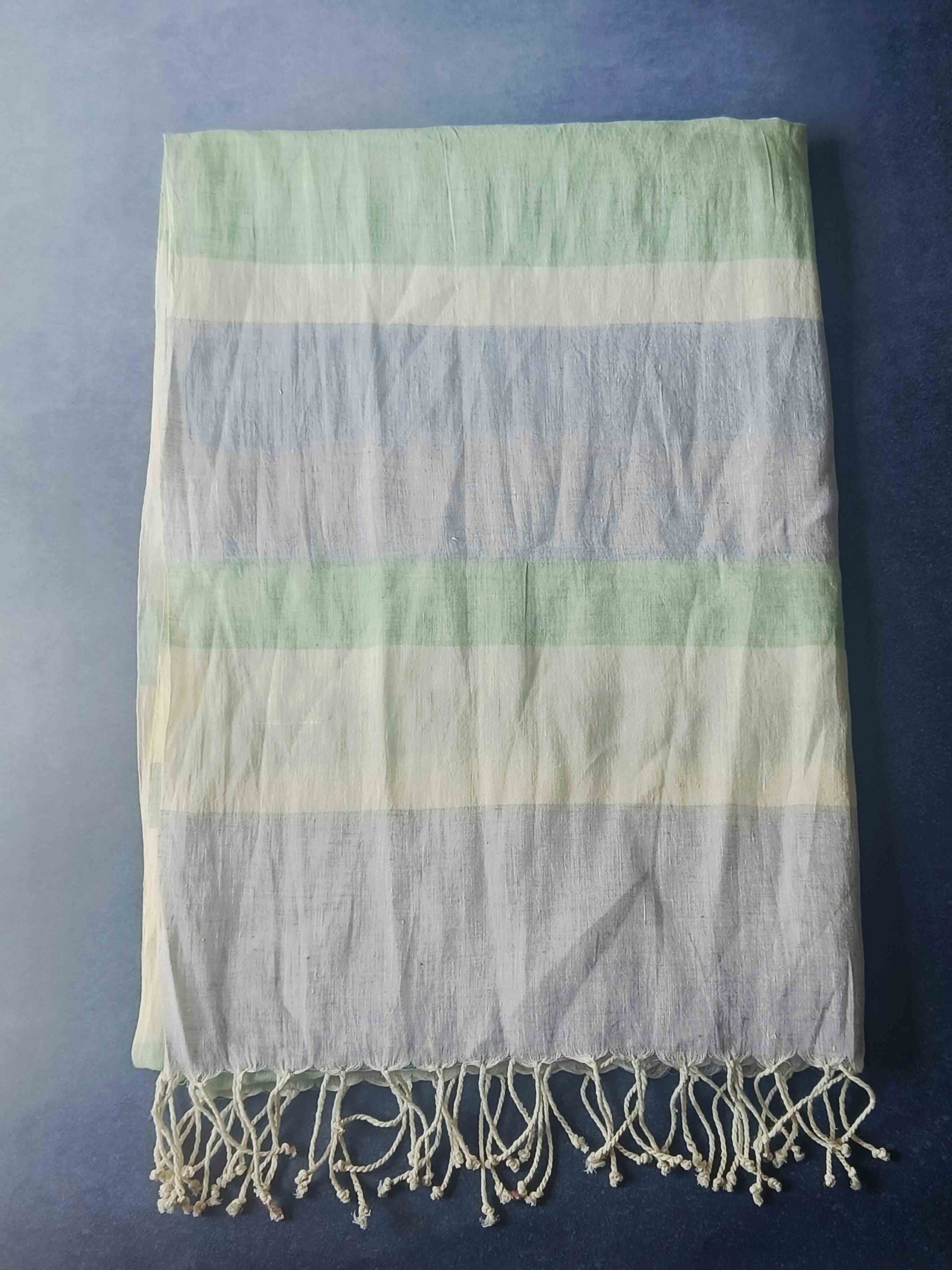 Ivory Mauve - Hemp Stole