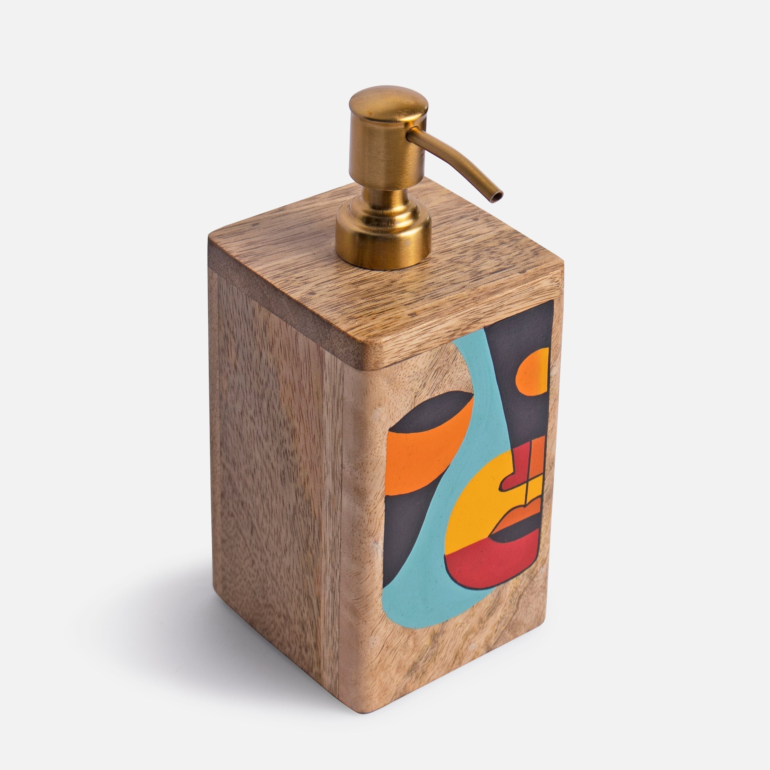 CLEO- WOODEN HAND PAINTED BATHROOM SET