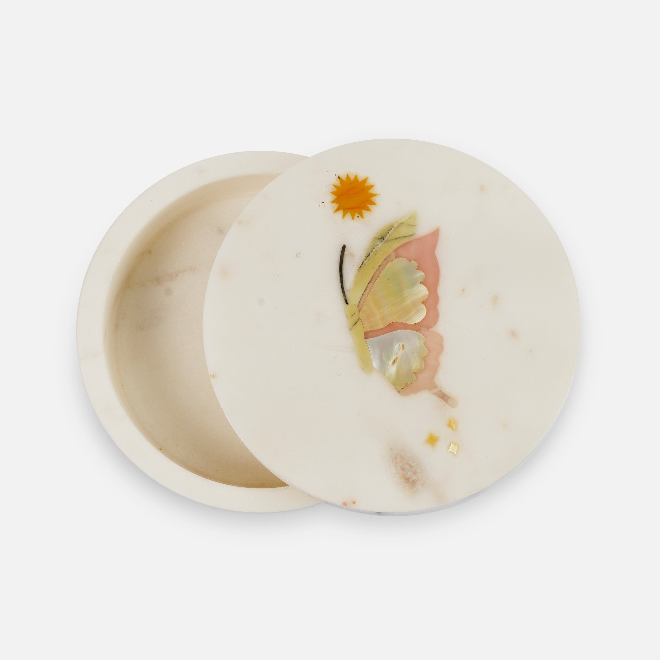 Aira - Marble Inlay Keepsake Box