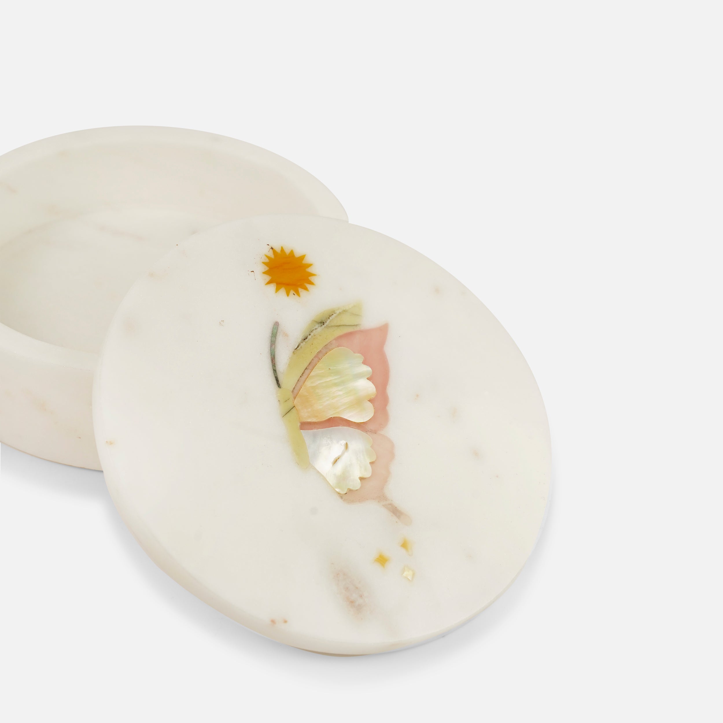 Aira - Marble Inlay Keepsake Box