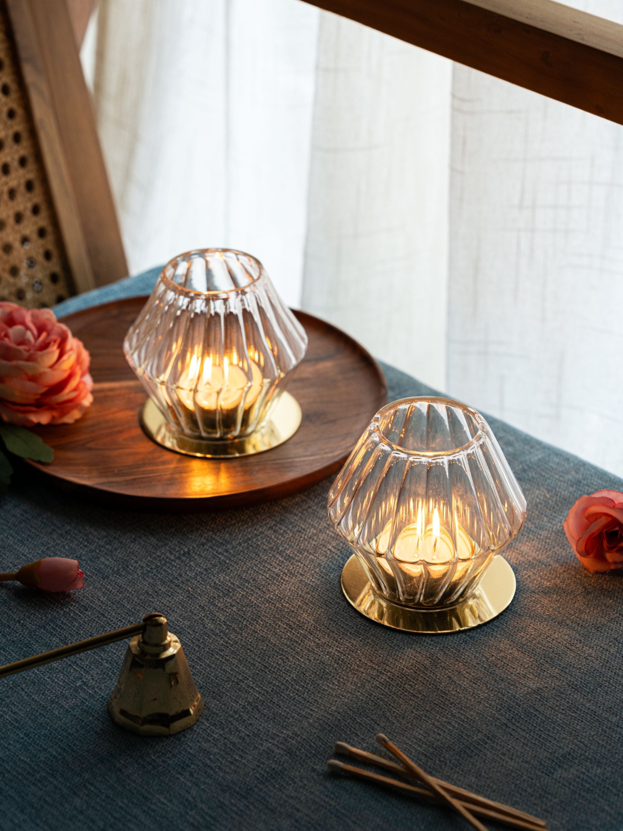 Kandeel Votive Set of 2