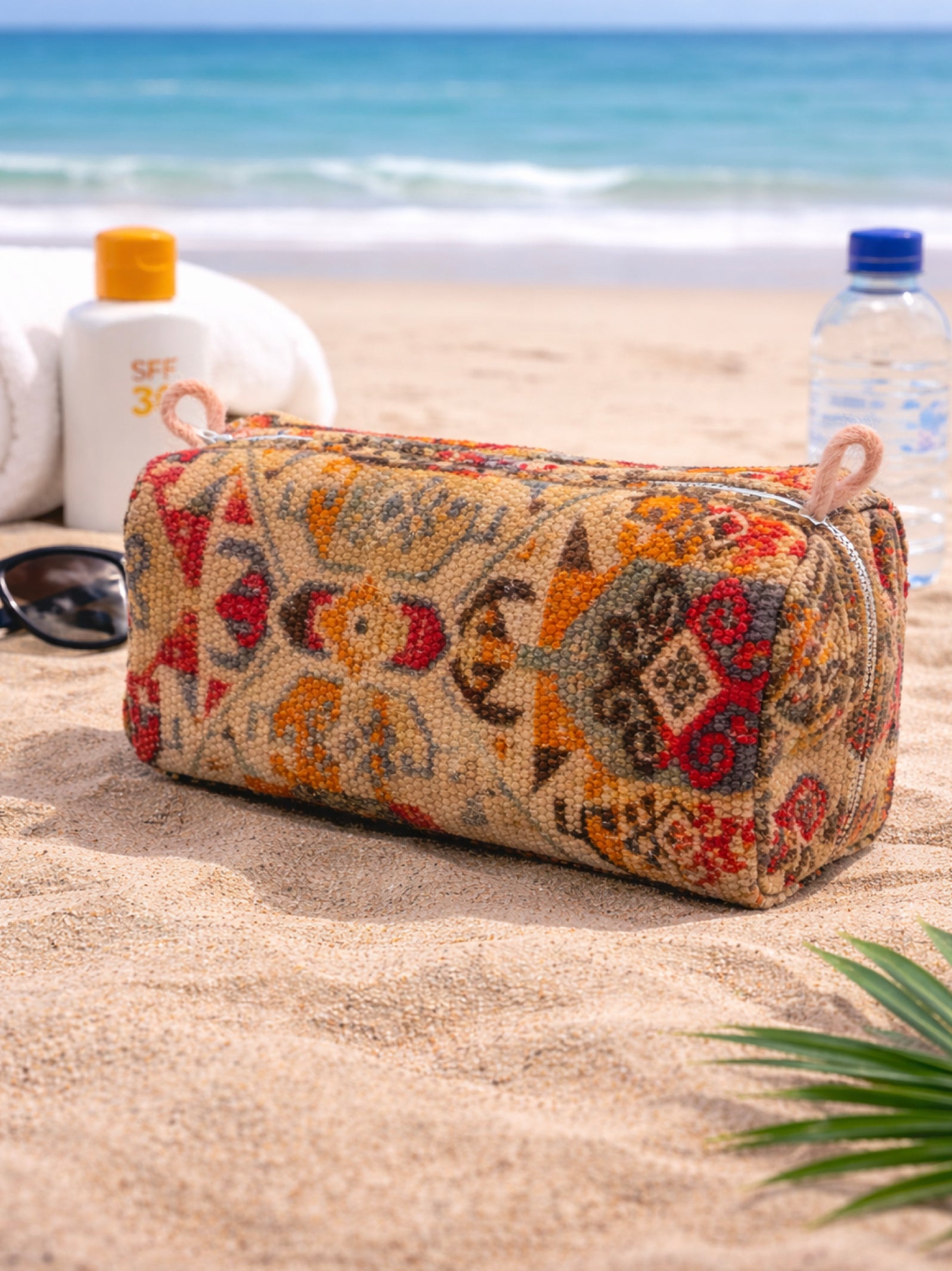 2-in-1 Essential Handwoven Travel sling & pouch set