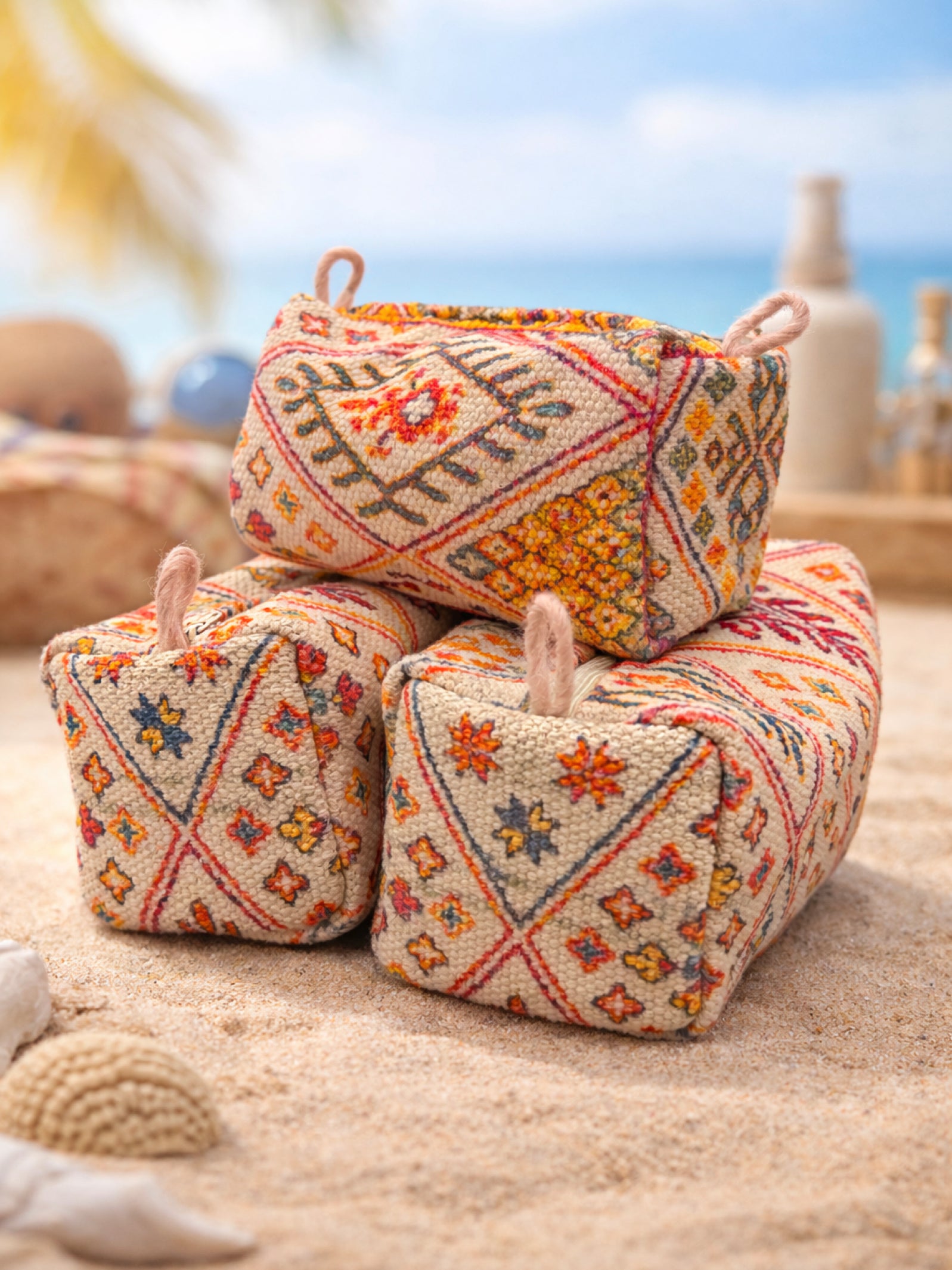 2-in-1 Essential Handwoven Travel sling & pouch set