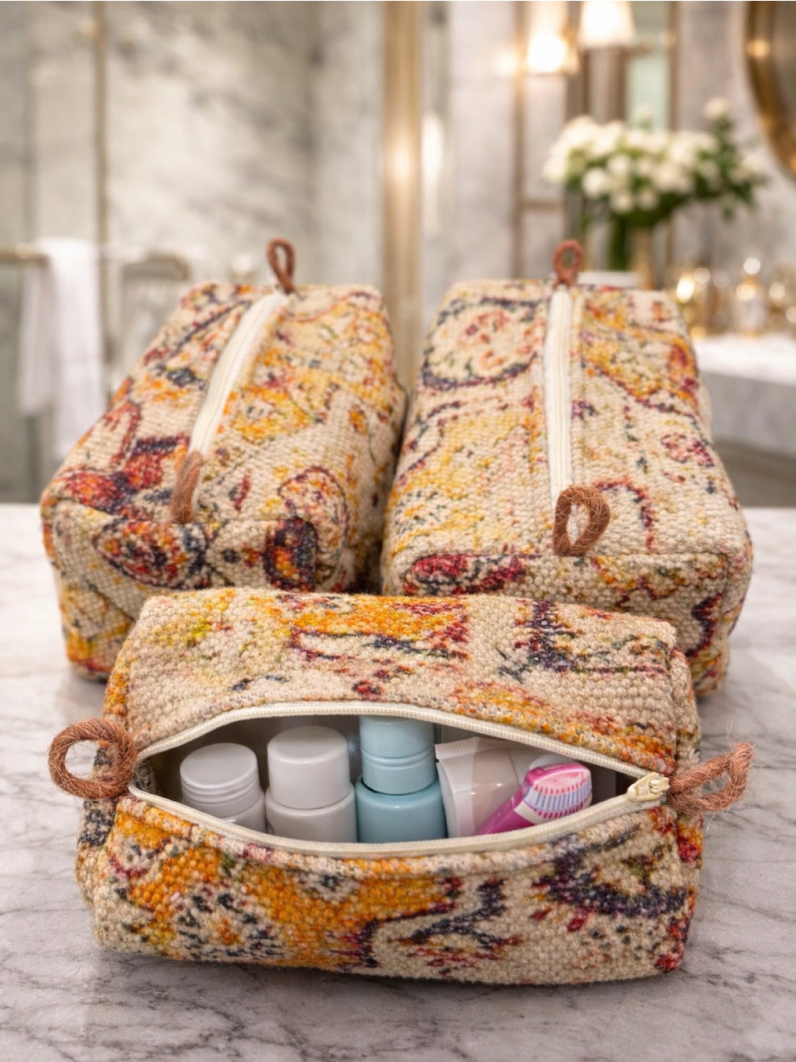 2-in-1 Essential Handwoven Travel sling & pouch set