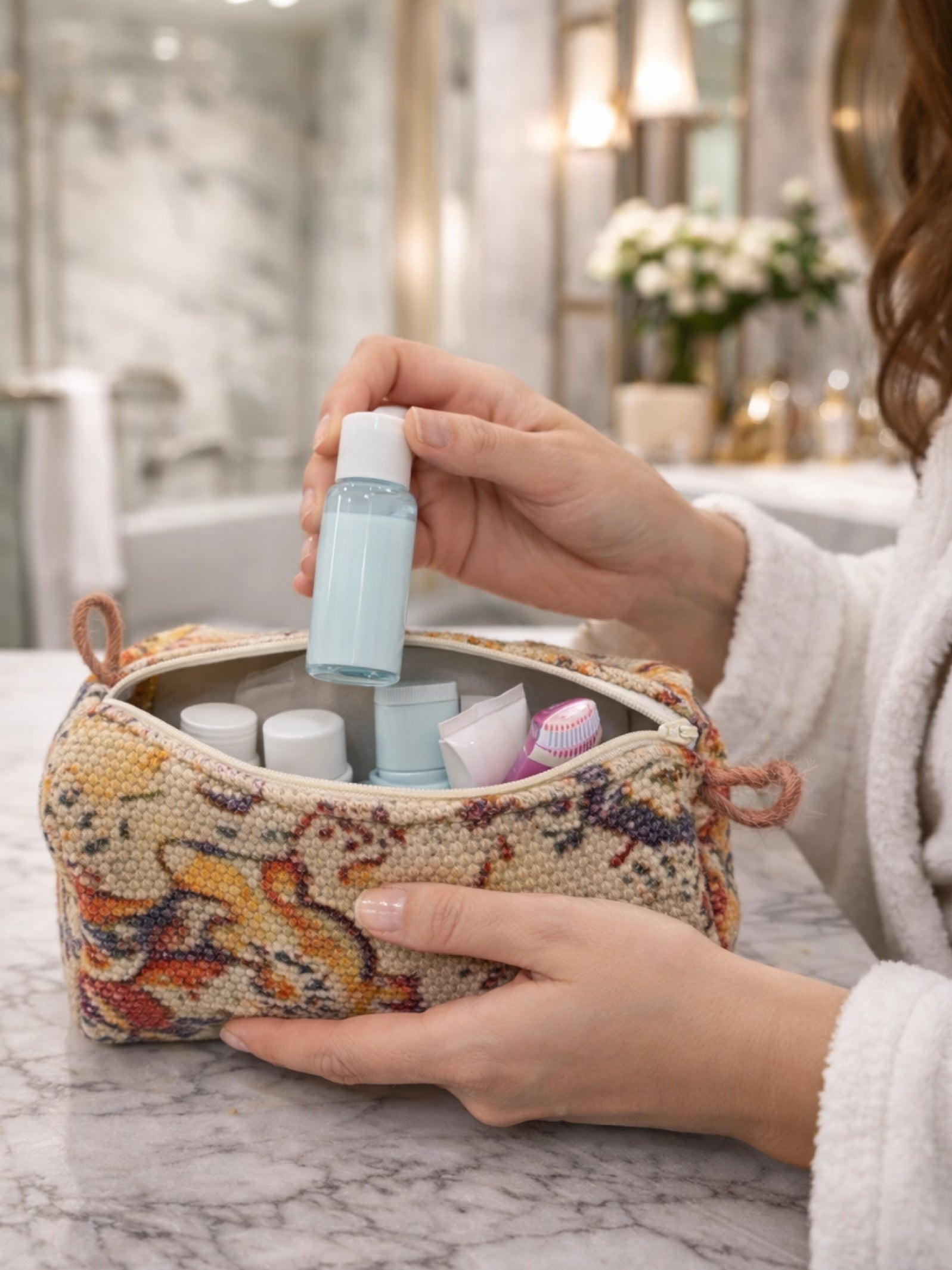 2-in-1 Essential Handwoven Travel sling & pouch set