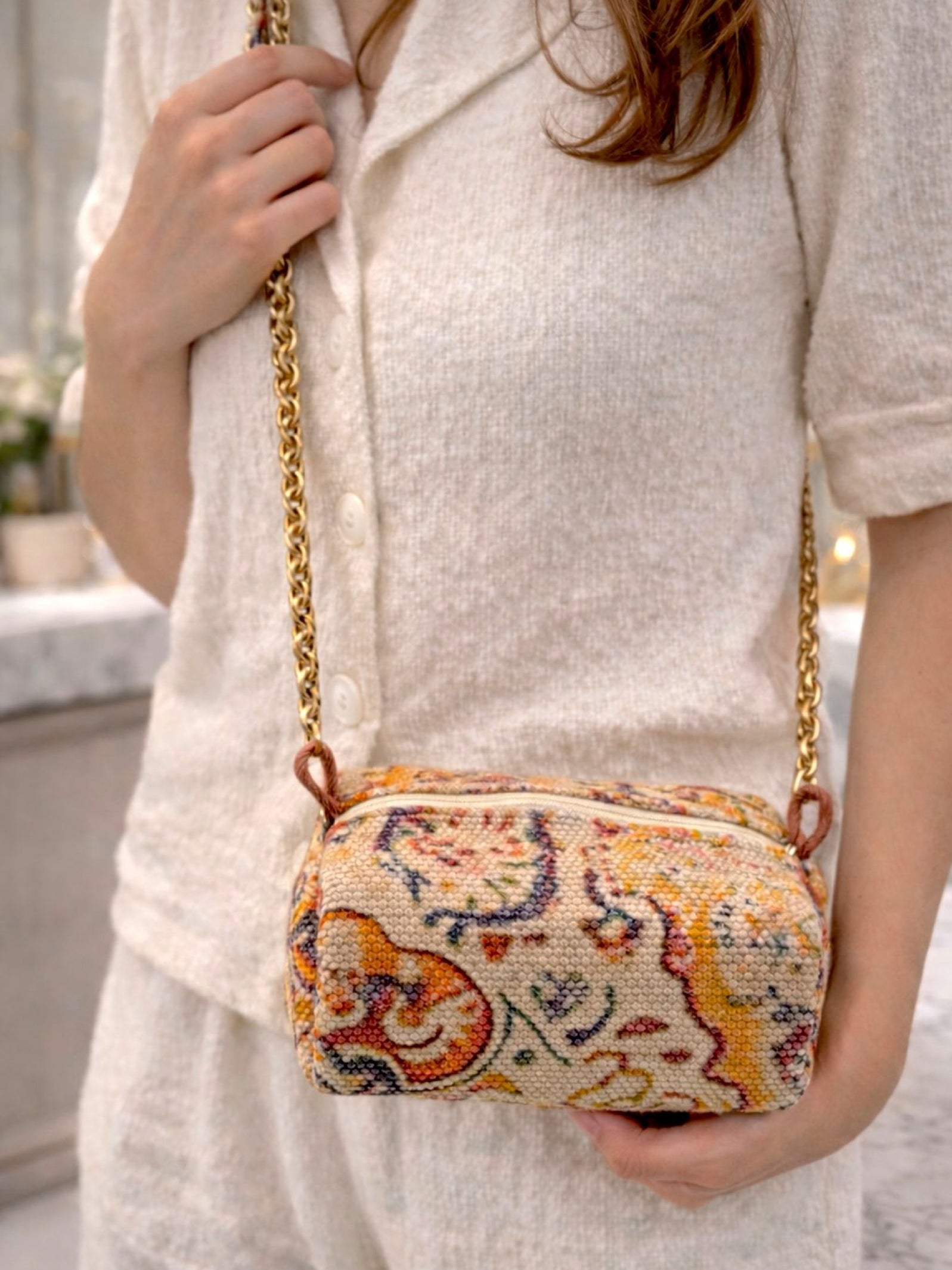 2-in-1 Essential Handwoven Travel sling & pouch set