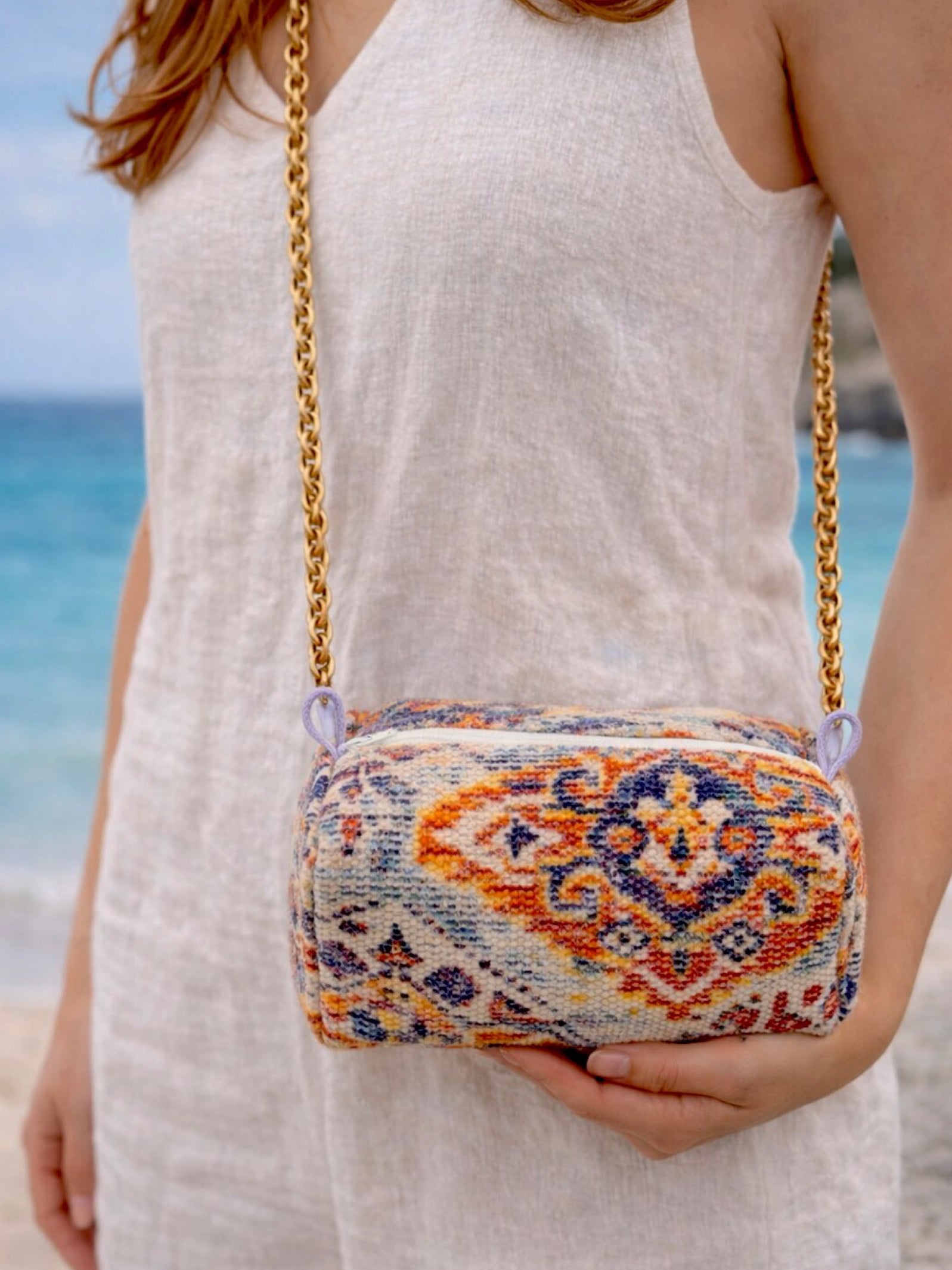 2-in-1 Essential Handwoven Travel sling & pouch set