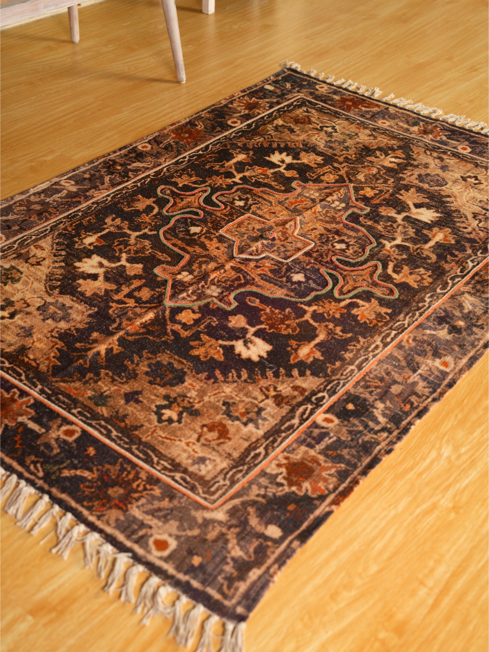 Rustic Heritage Handwoven Rug