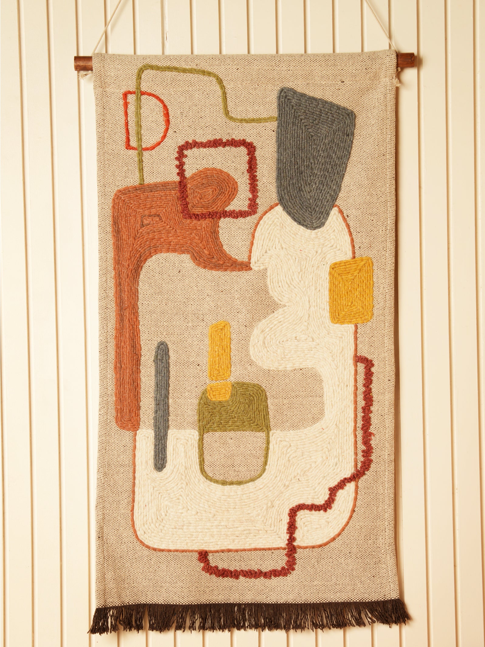 Abstract Handwoven Wall Hanging