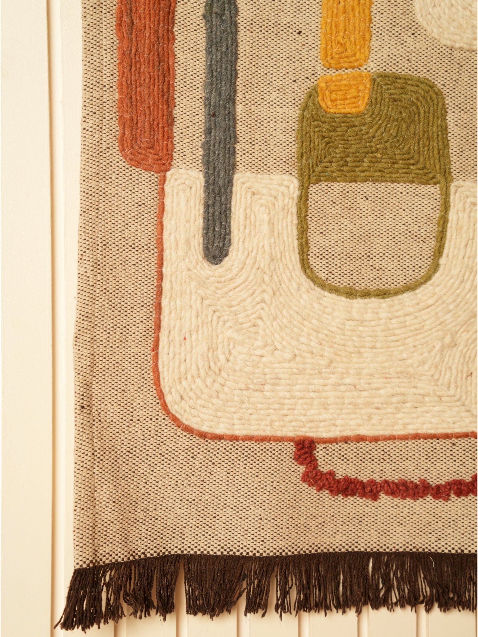 Abstract Handwoven Wall Hanging