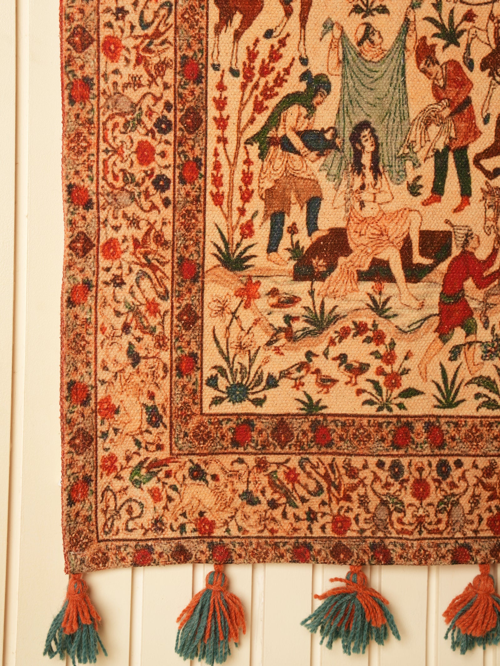 Traditional Persian-Style Woven Wall Hanging