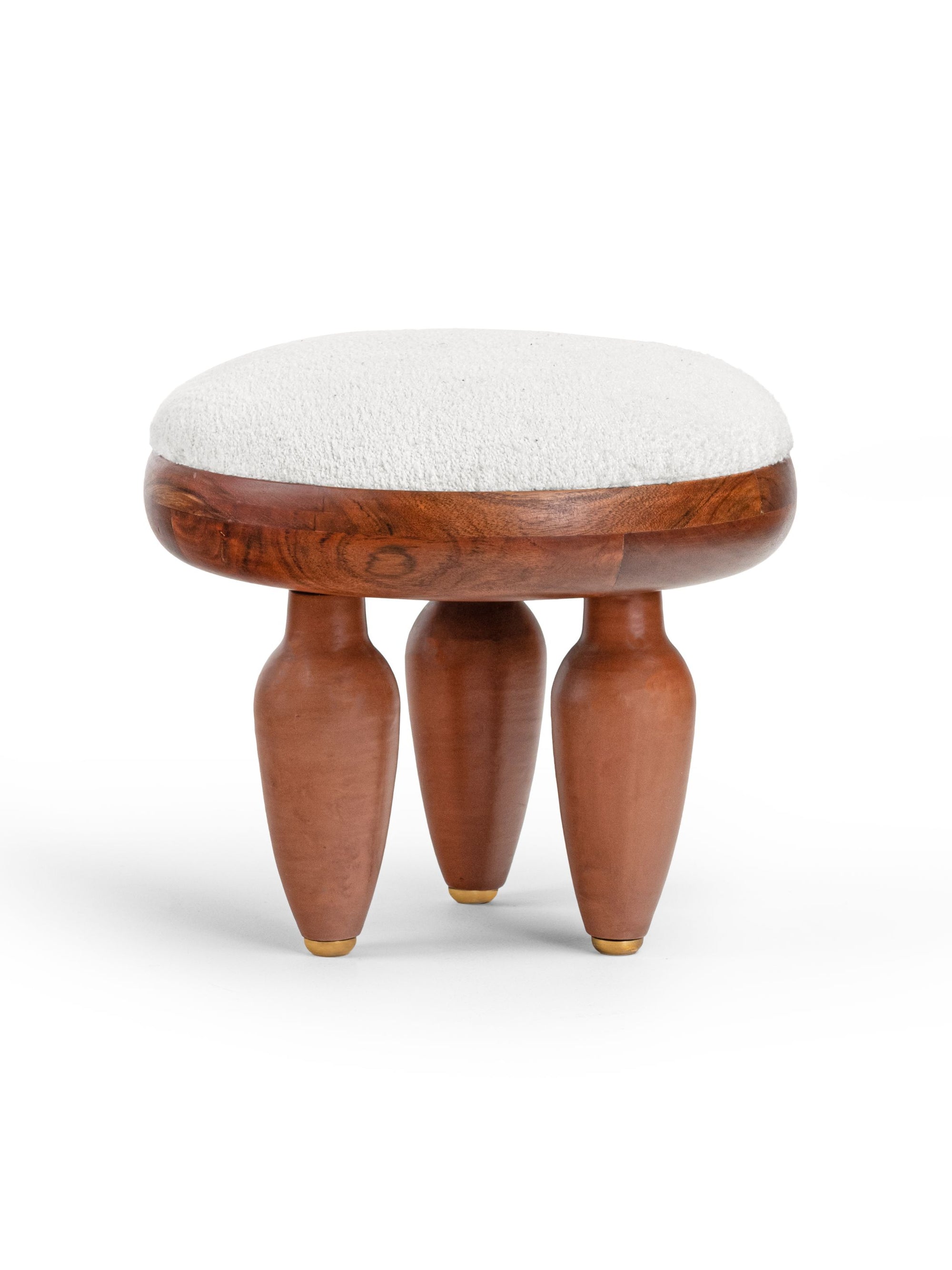 Wooden foot stool - Klei