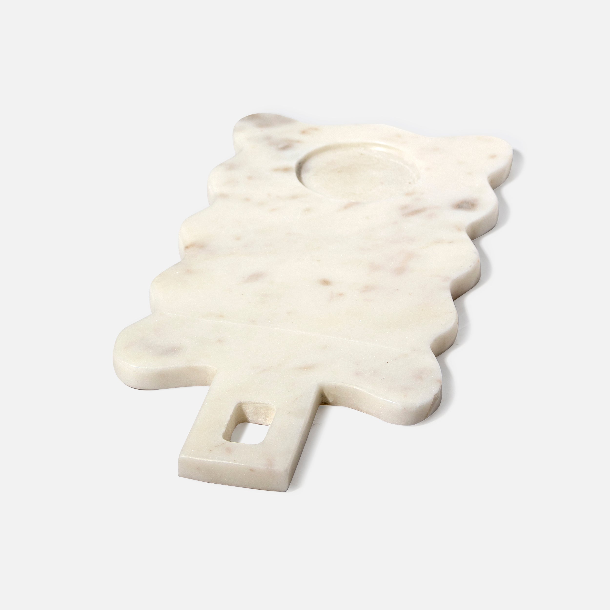 WAVERLY - MARBLE IVORY PLATTER TRAY