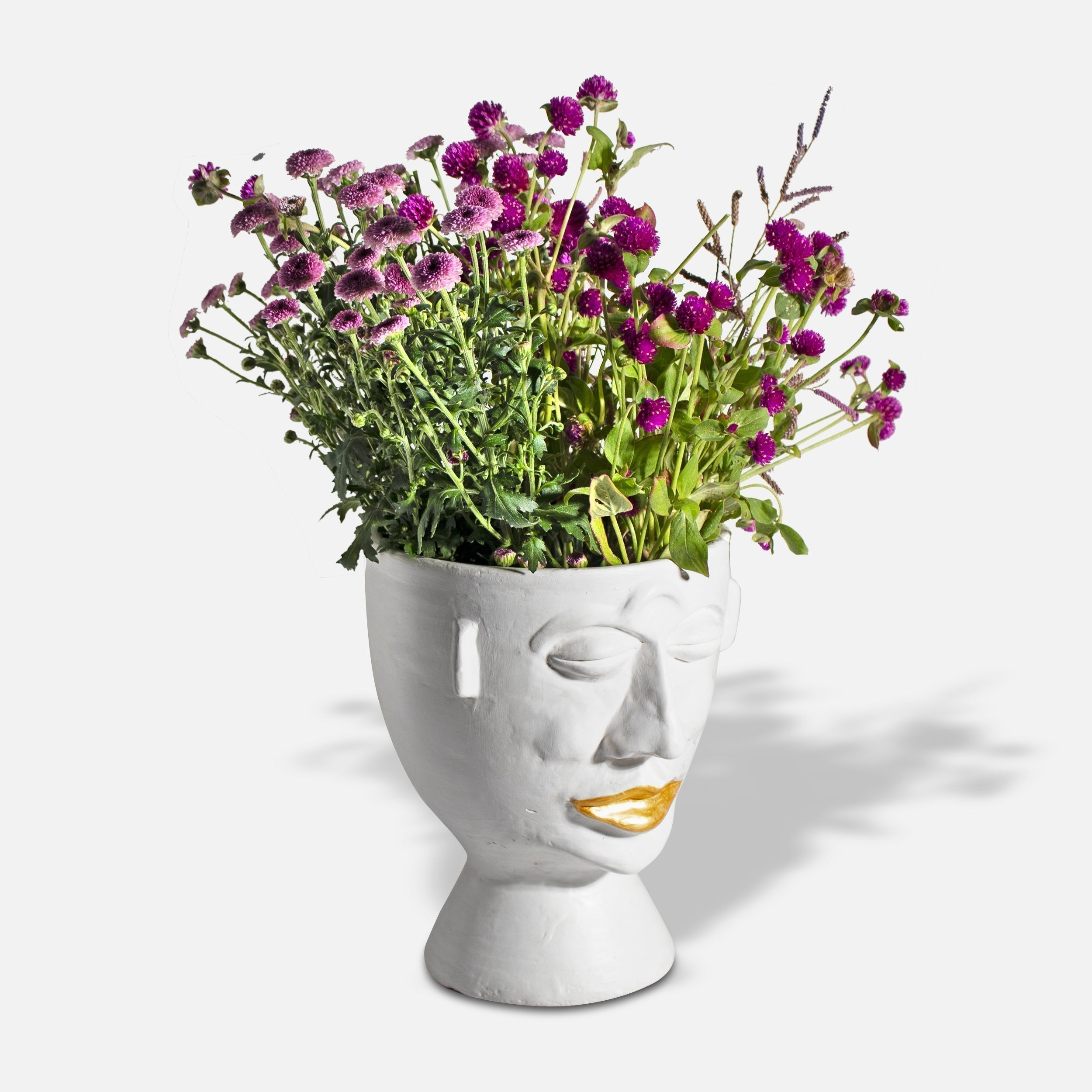 PERLA - TERRACOTA FACE VASE