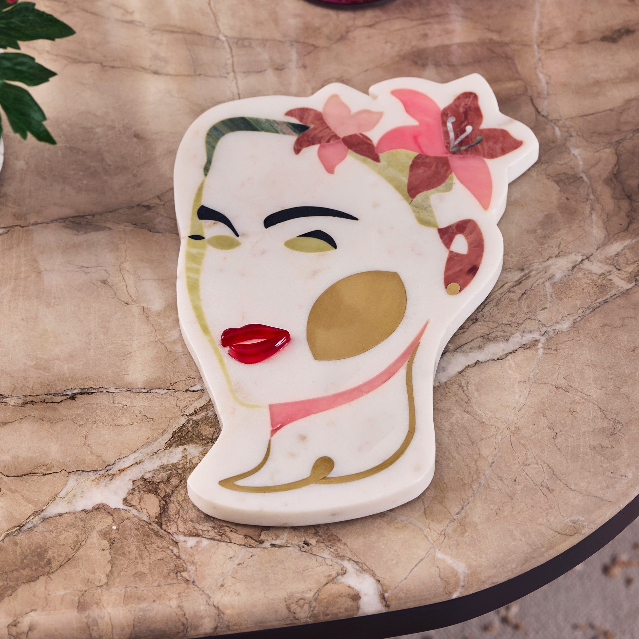 Limited edition - Frida Kalho - Marble Inlay Platter