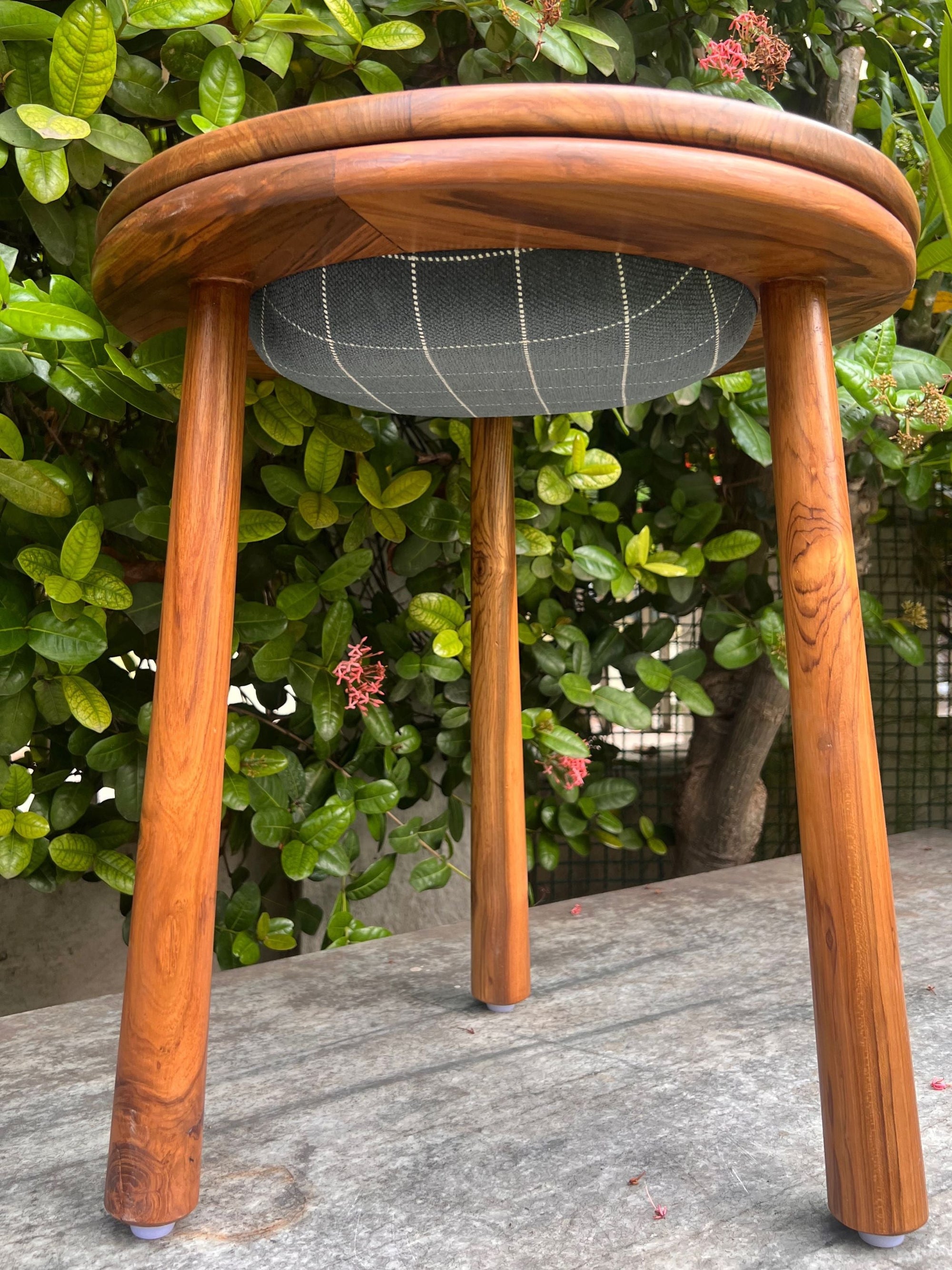 Wooden Stool - with Lap Pad