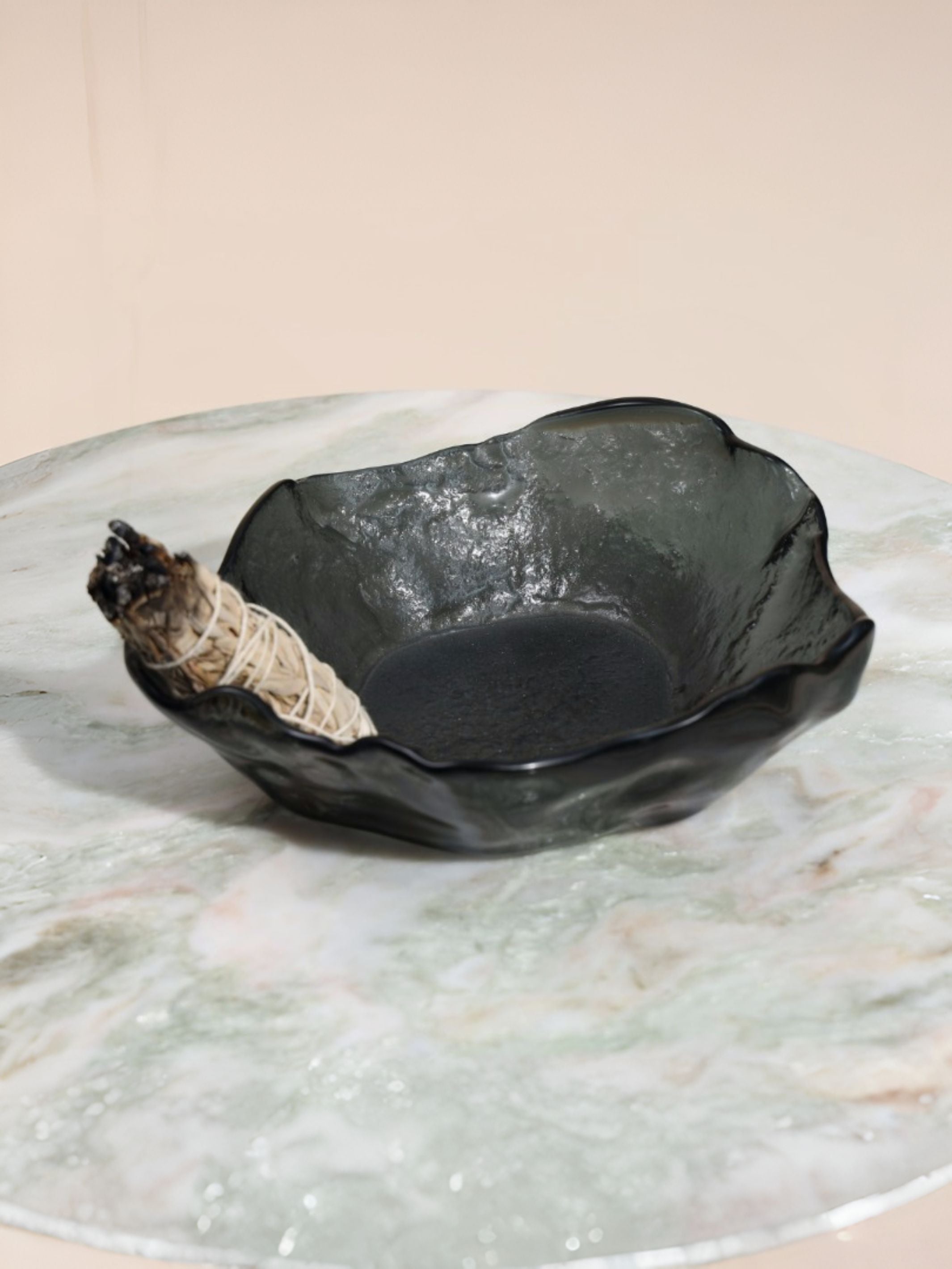 Lava Glass Bowl - Smoke