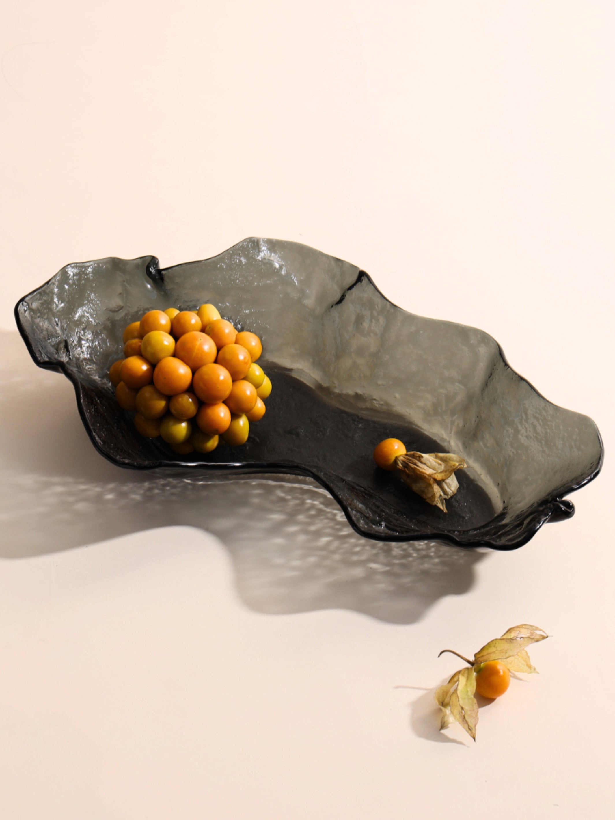 Lava Glass Bowl - Smoke