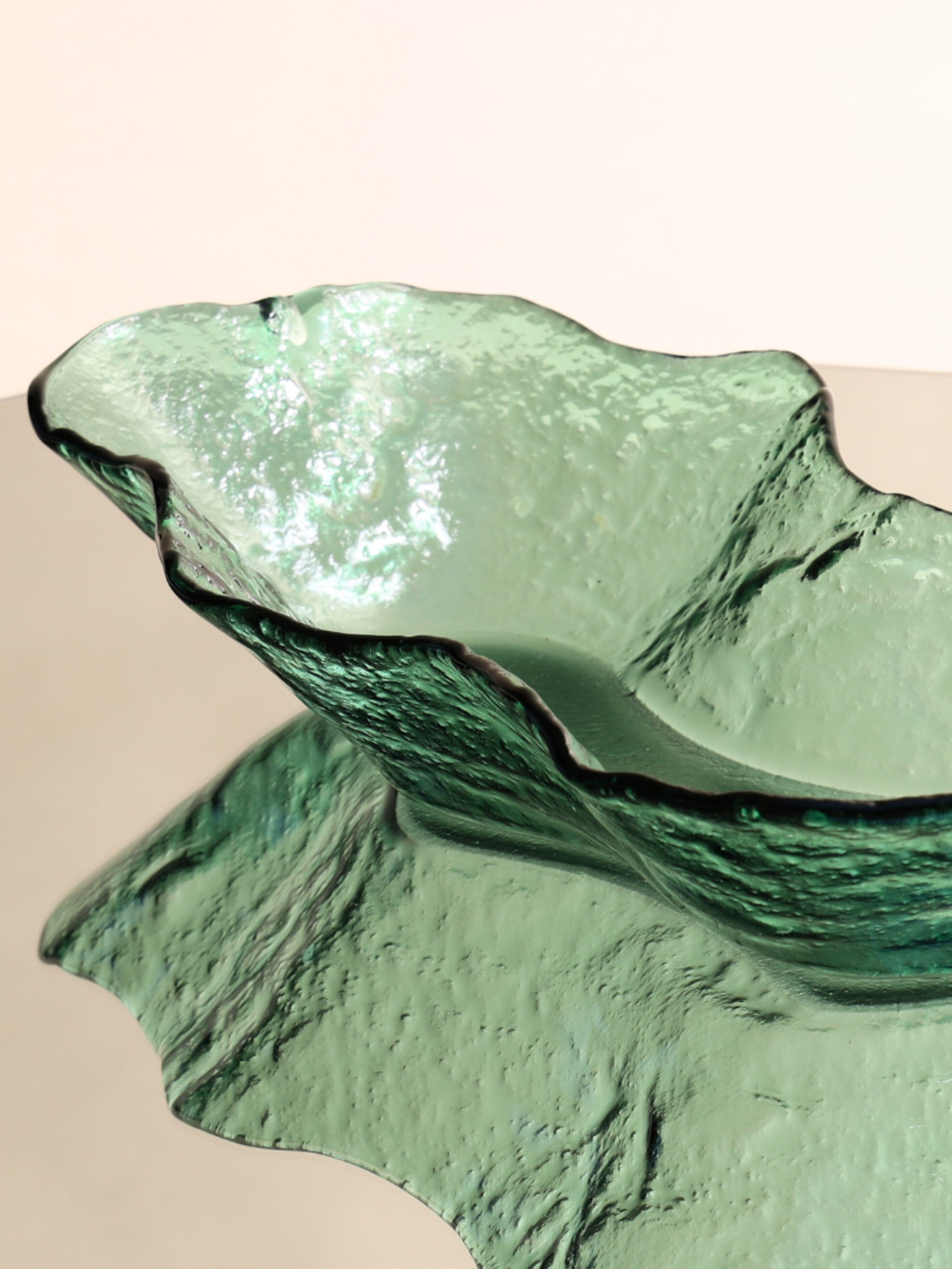 Lava Glass Bowl - Green