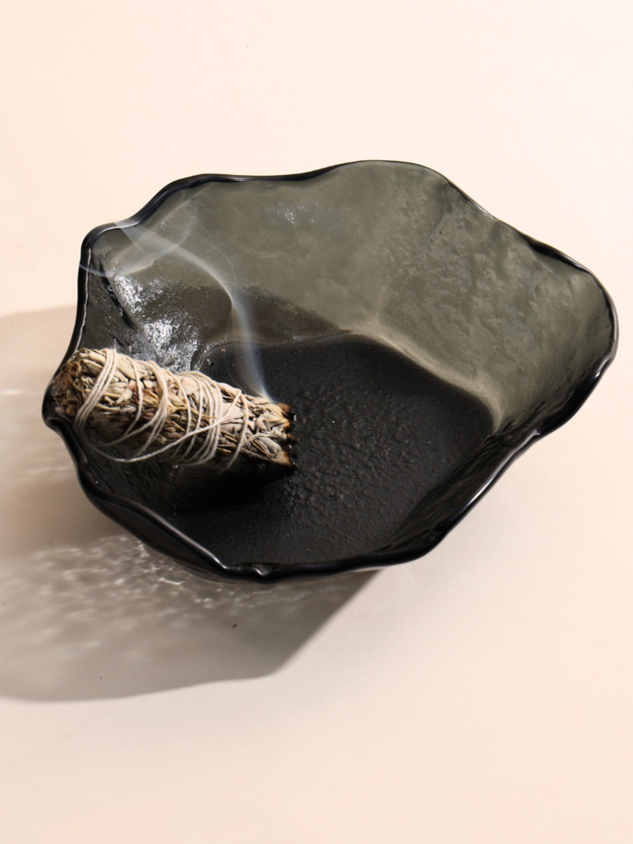 Lava Glass Bowl - Smoke