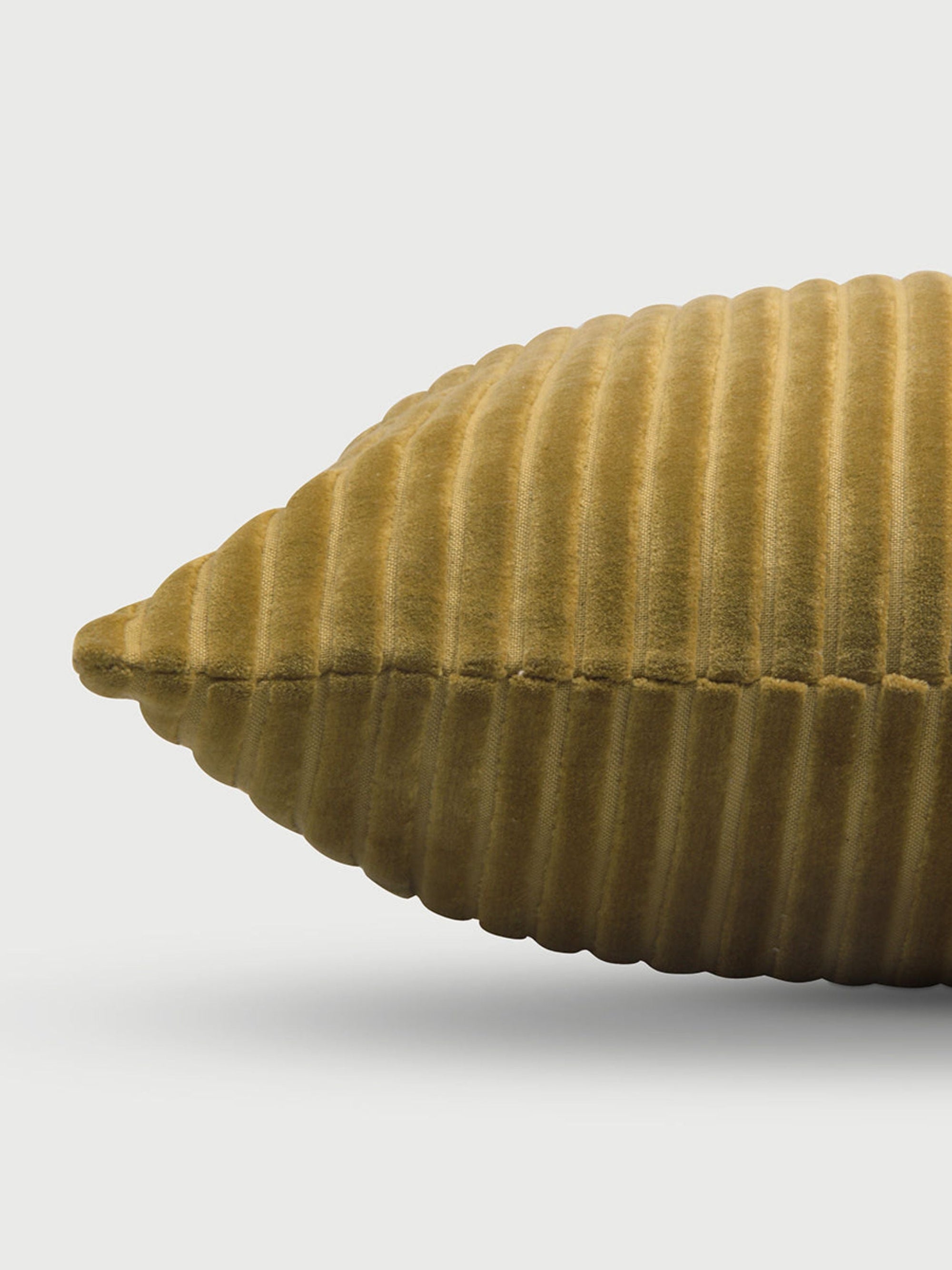 Luna Olive Velvet Cushion cover
