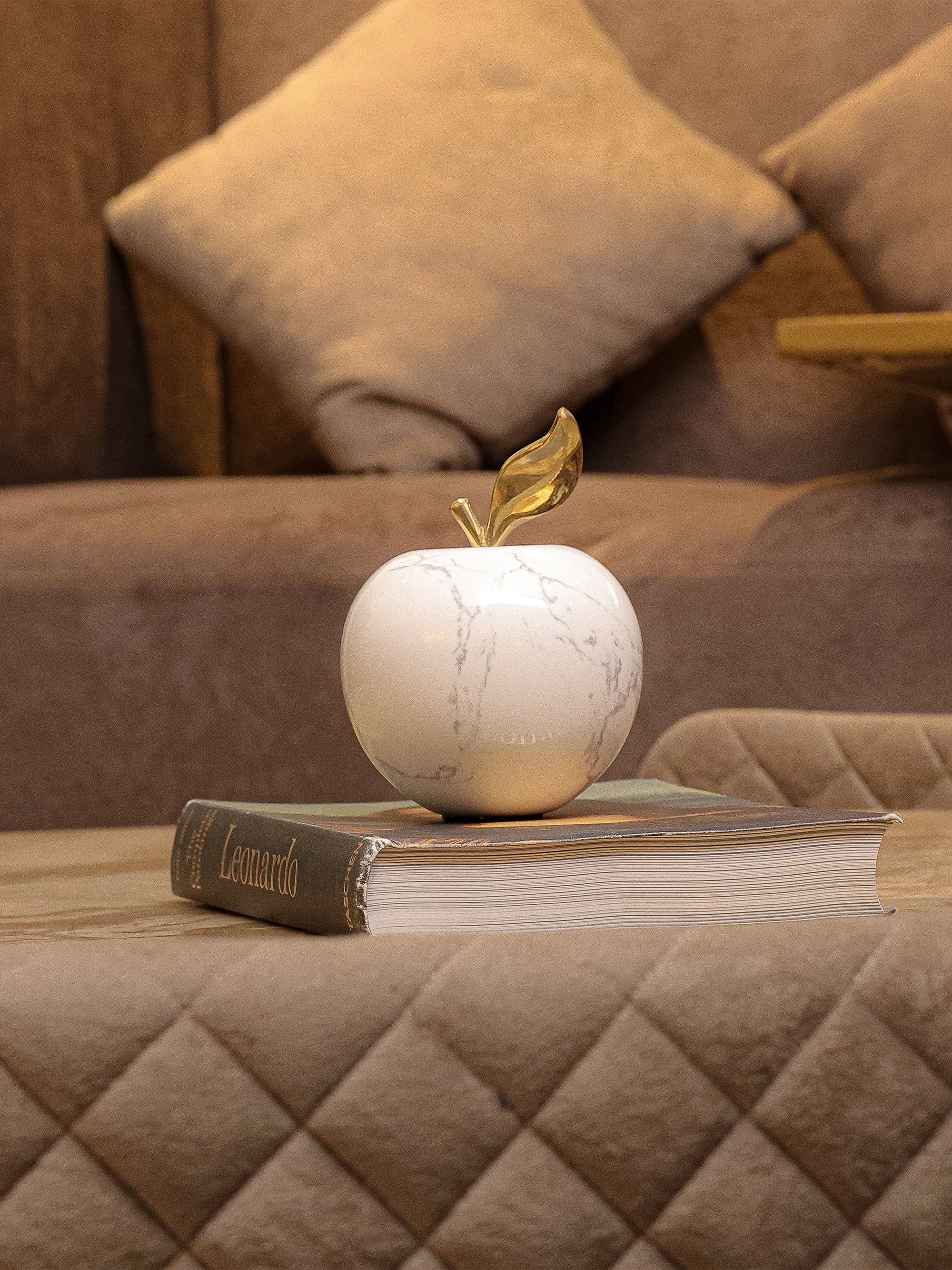 Marble Apple Decor Object Large