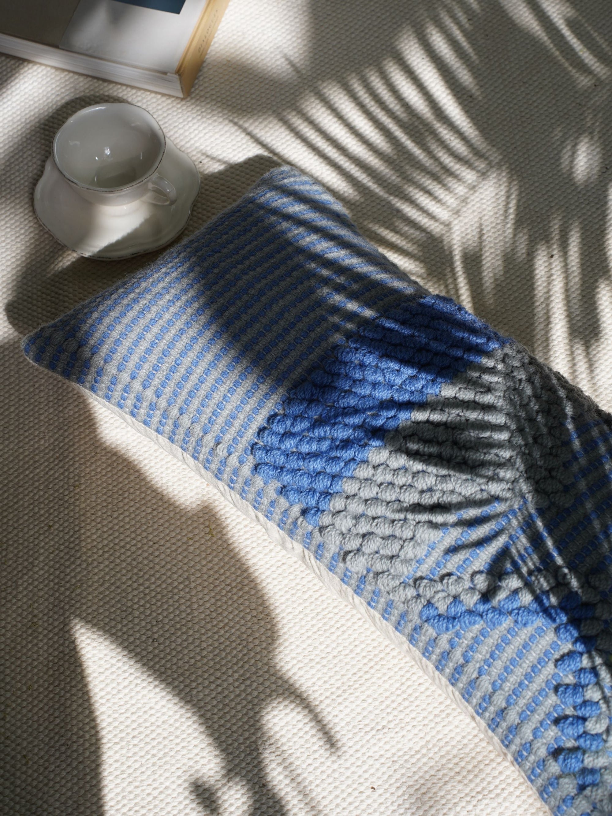 Handwoven Cushion Cover - Marine Solace