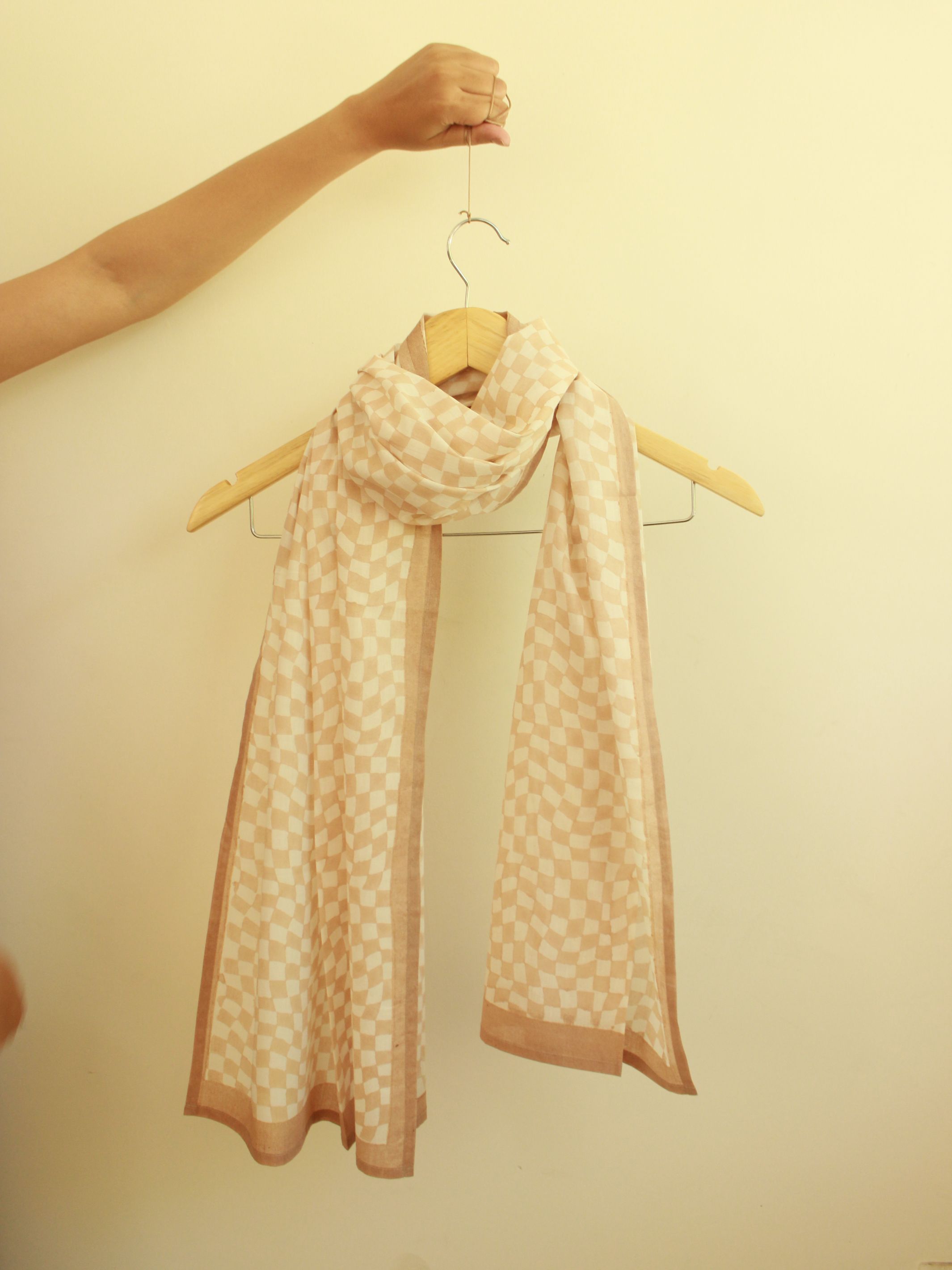Cotton Scarf Stole - Mid Modern