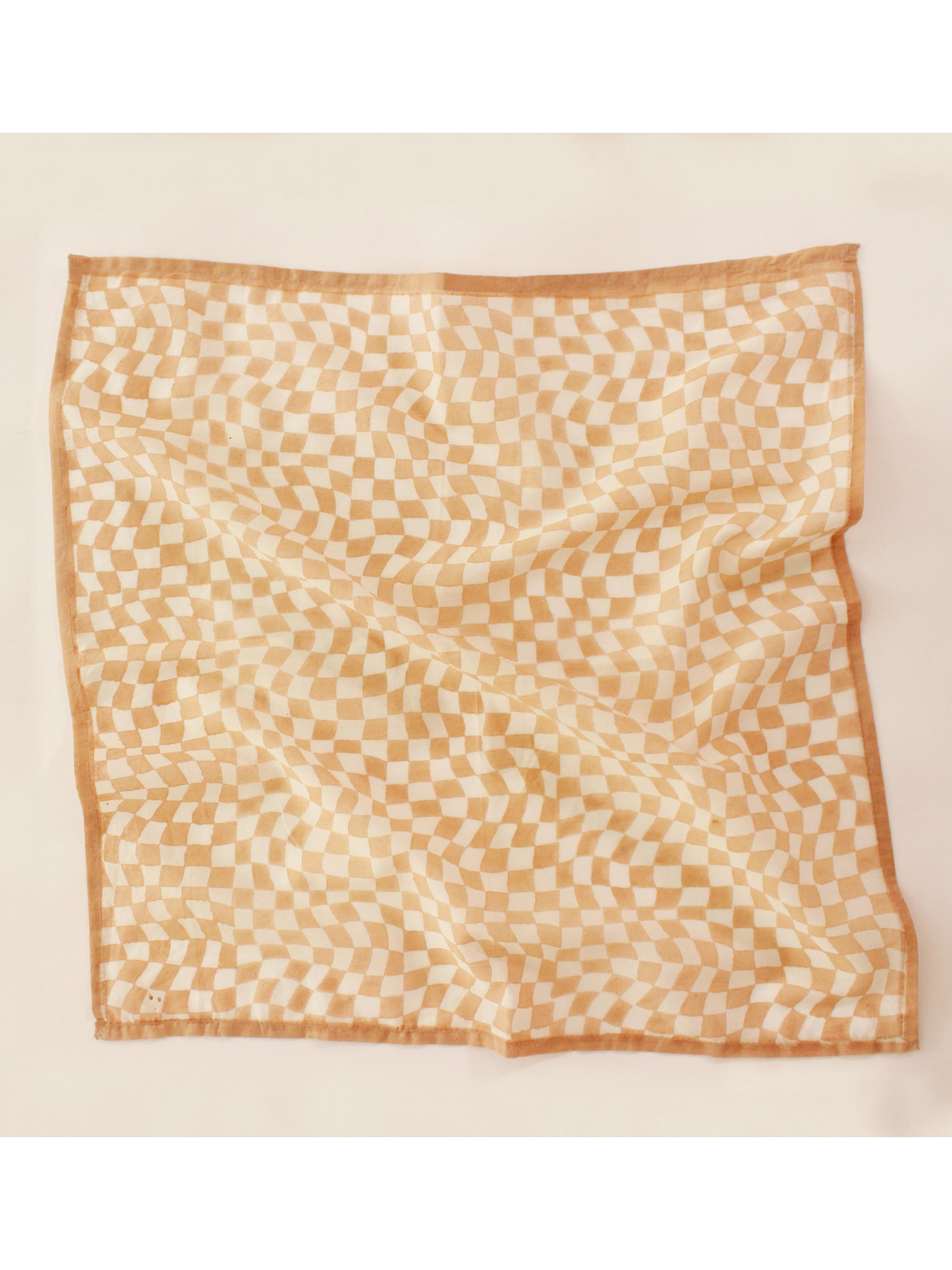 Cotton Square Scarf - Mid Modern