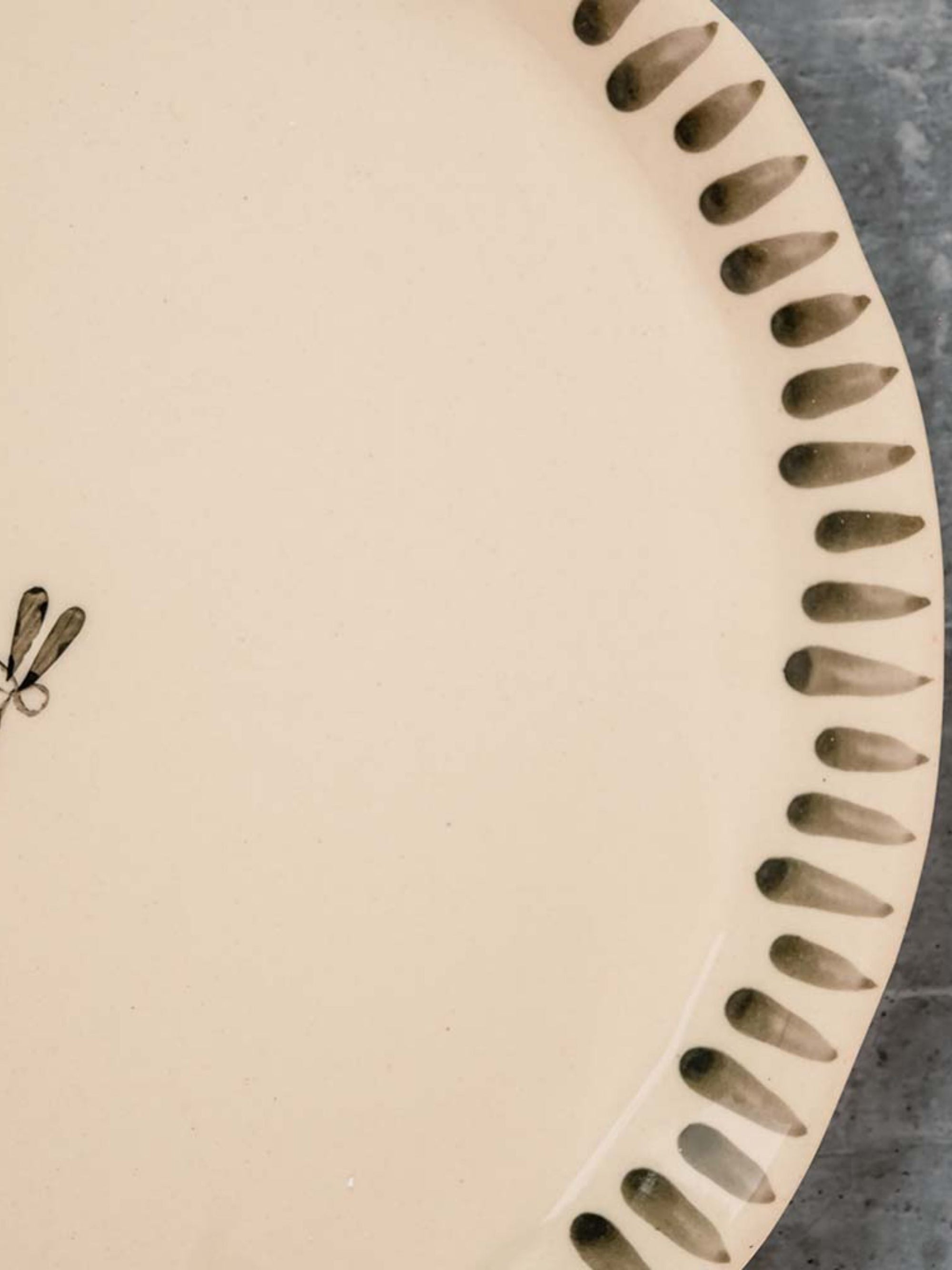 Ceramic Platter - Midnight