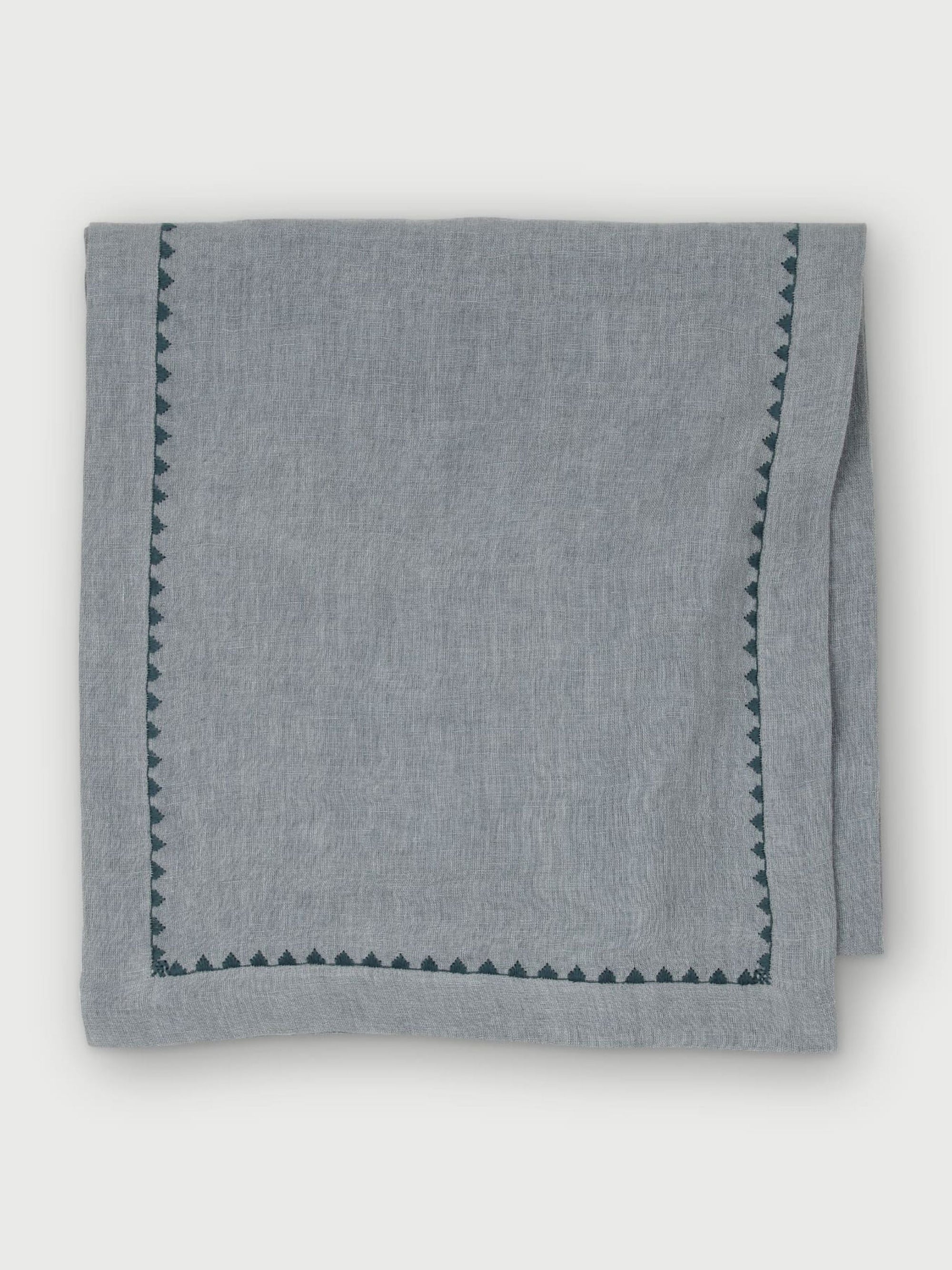 Mirage Baby Blue Linen Table Runner