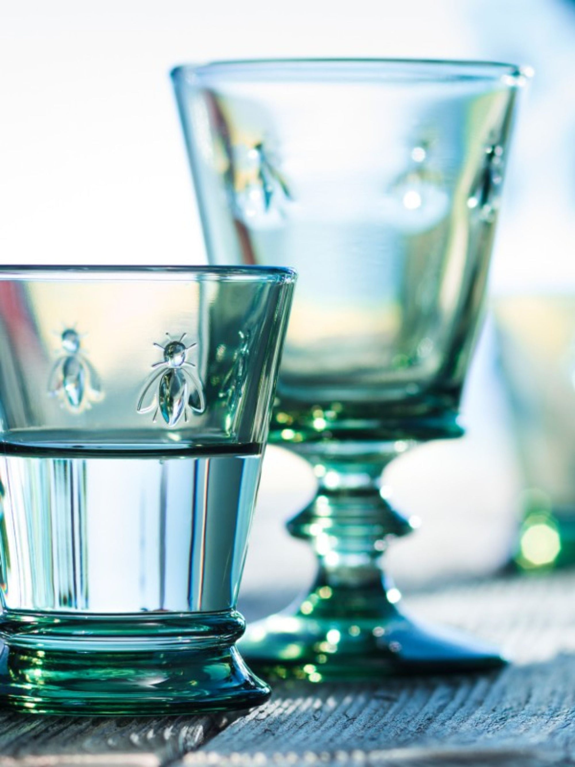Wine Glasses Abeille Vert Provence (Set of 6)