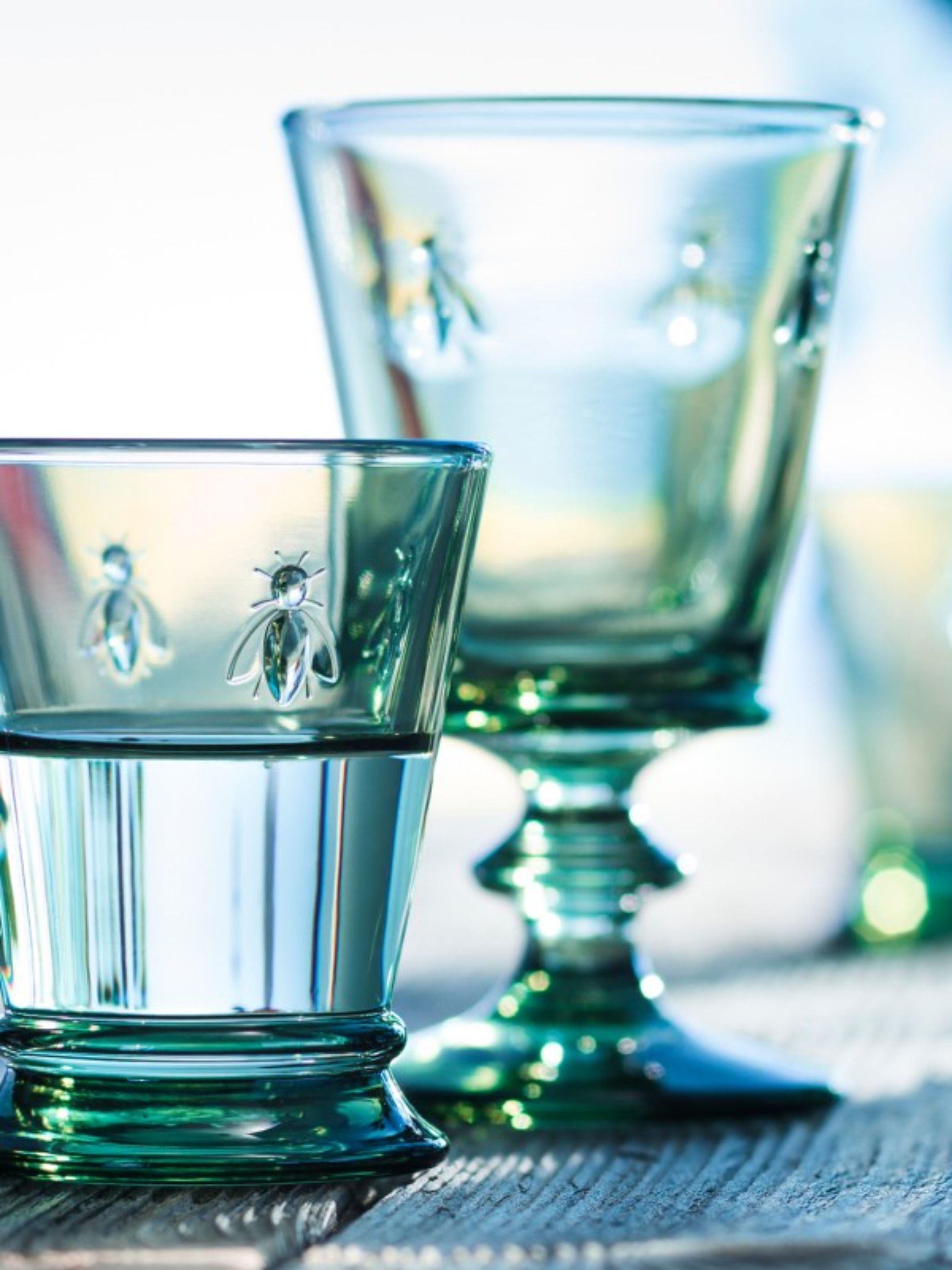 Wine Glasses Abeille Vert Provence (Set of 6)