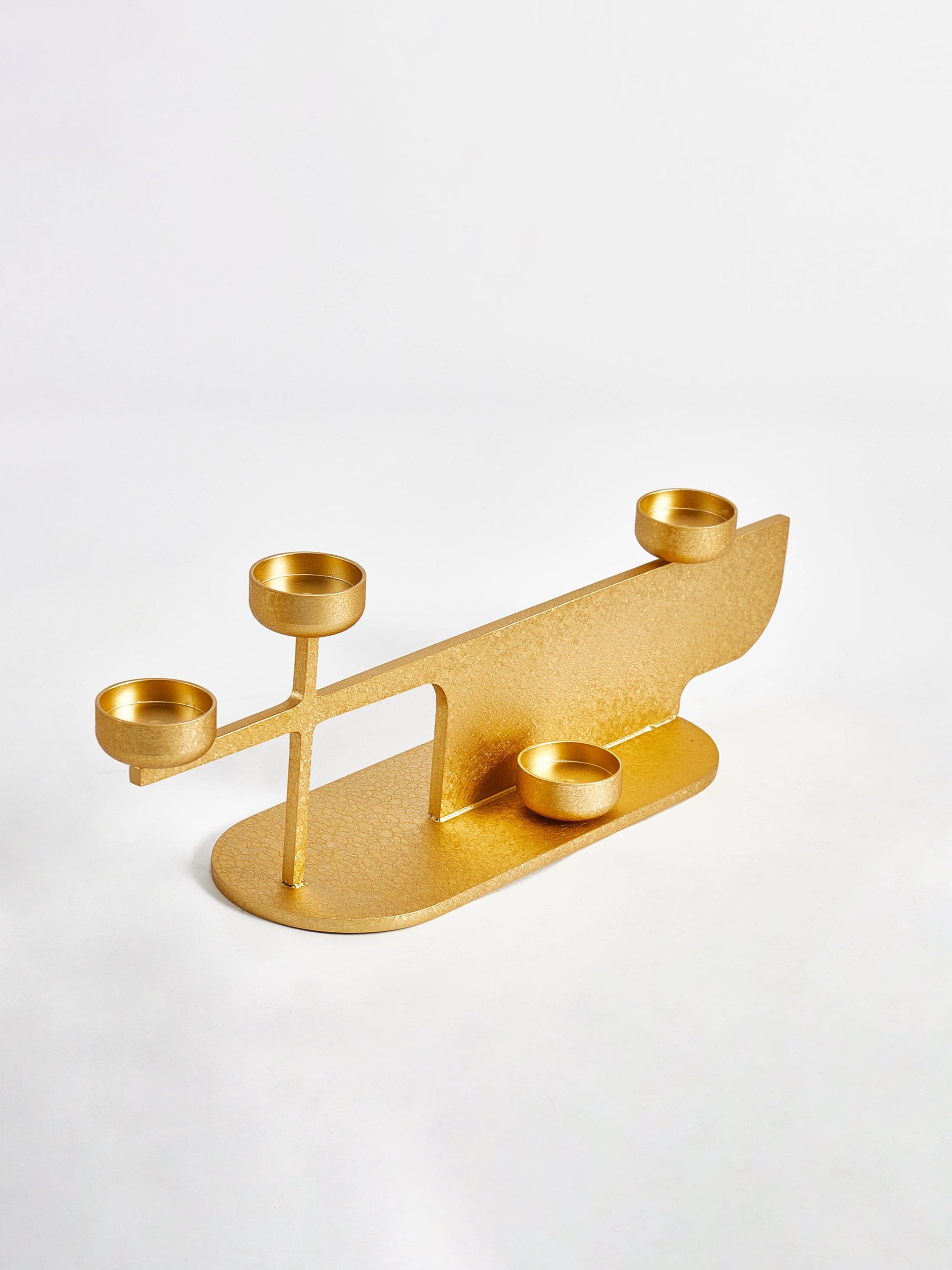 Moonlit Gold Candle Stand