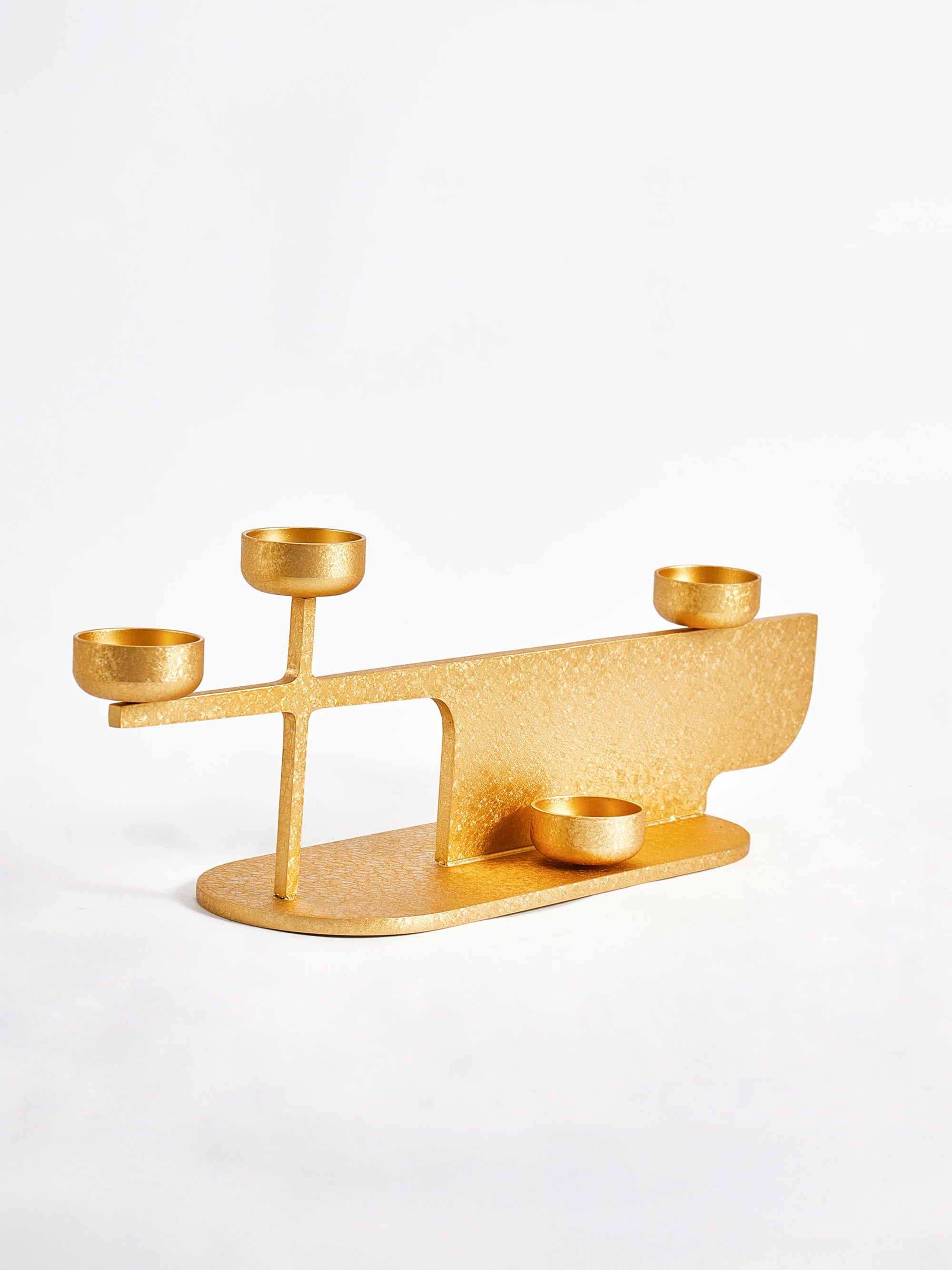 Moonlit Gold Candle Stand