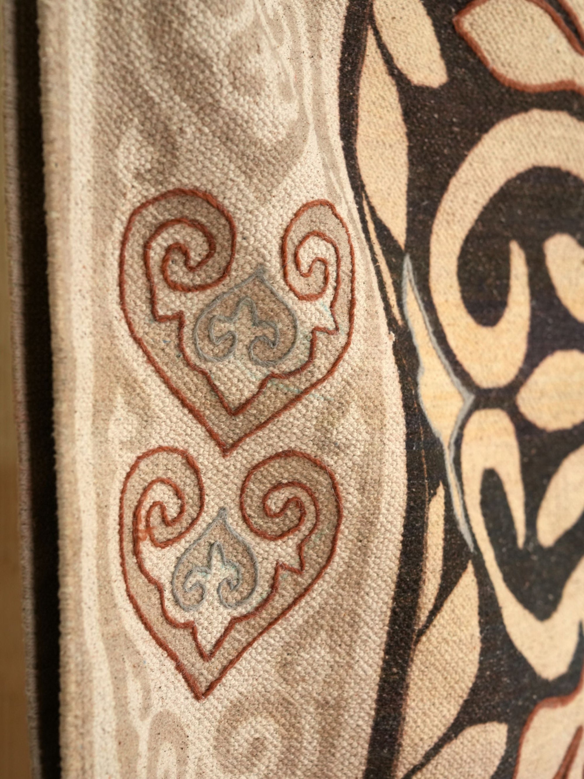 Moroccan Melody Embroidred Rug