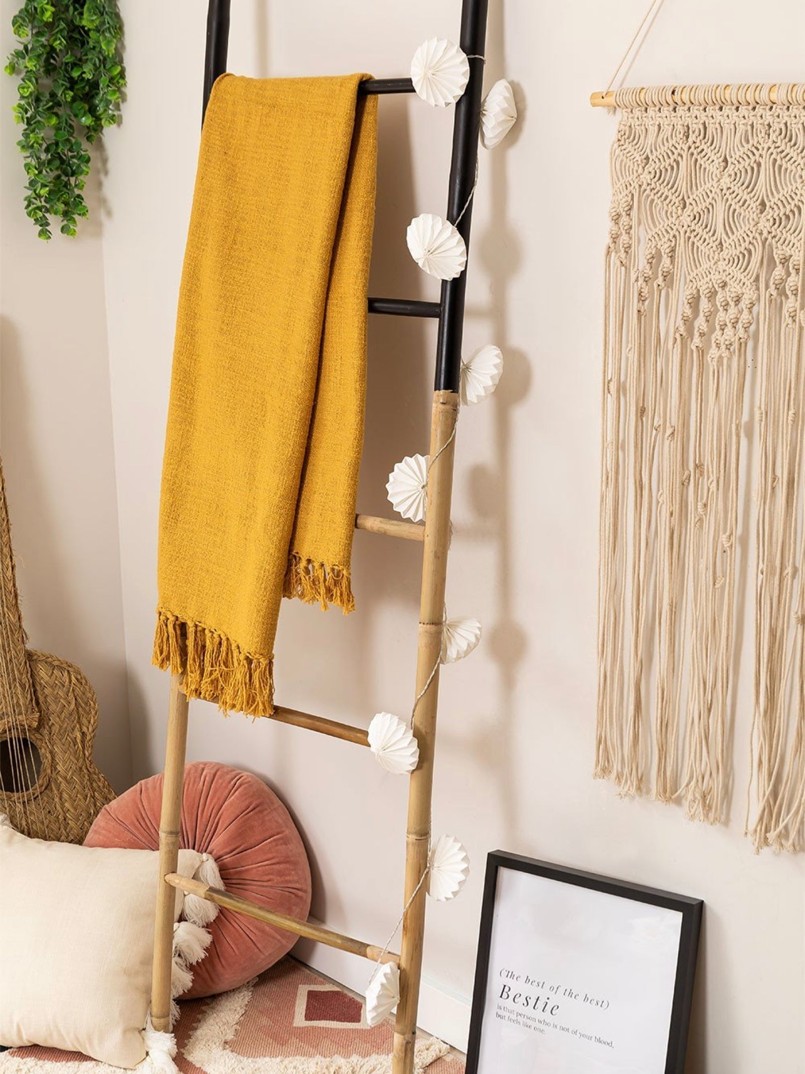Plain Dyed Throw
