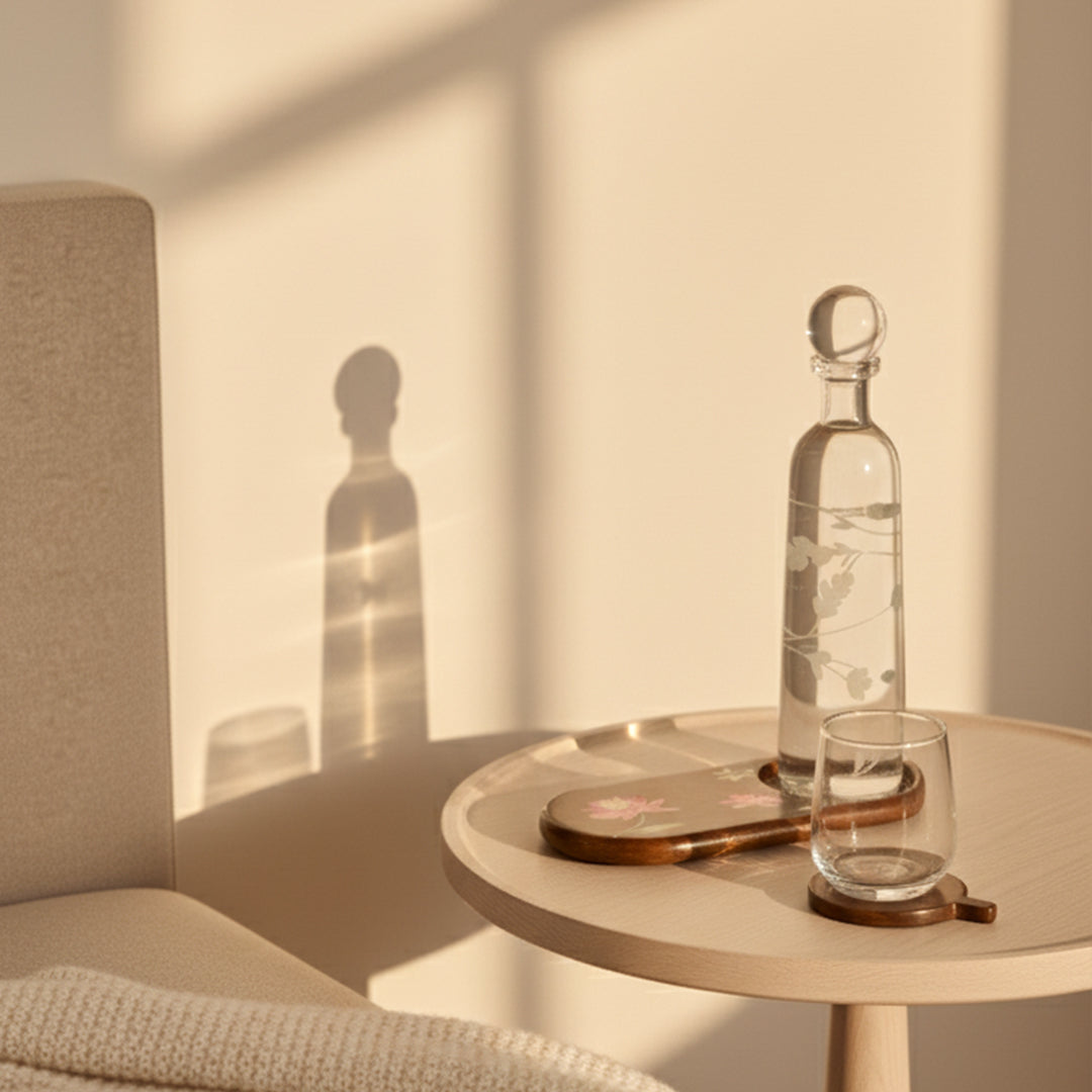 Mulier – Handpainted Multiuse Platter & Coaster Set