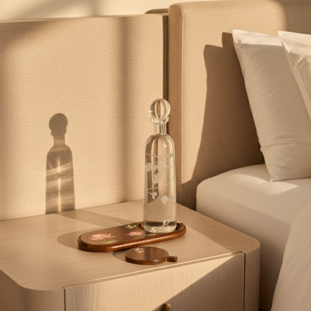 Mulier – Handpainted Multiuse Platter & Coaster Set