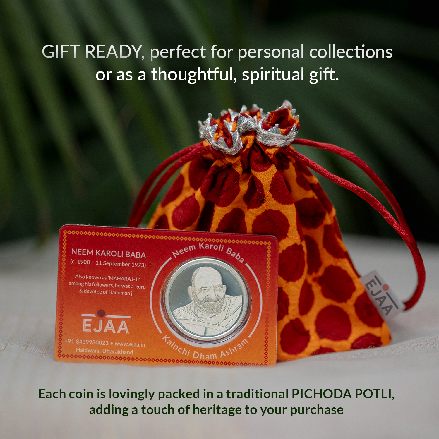 Pure Silver Coins- Special Edition- Neem Karoli Baba