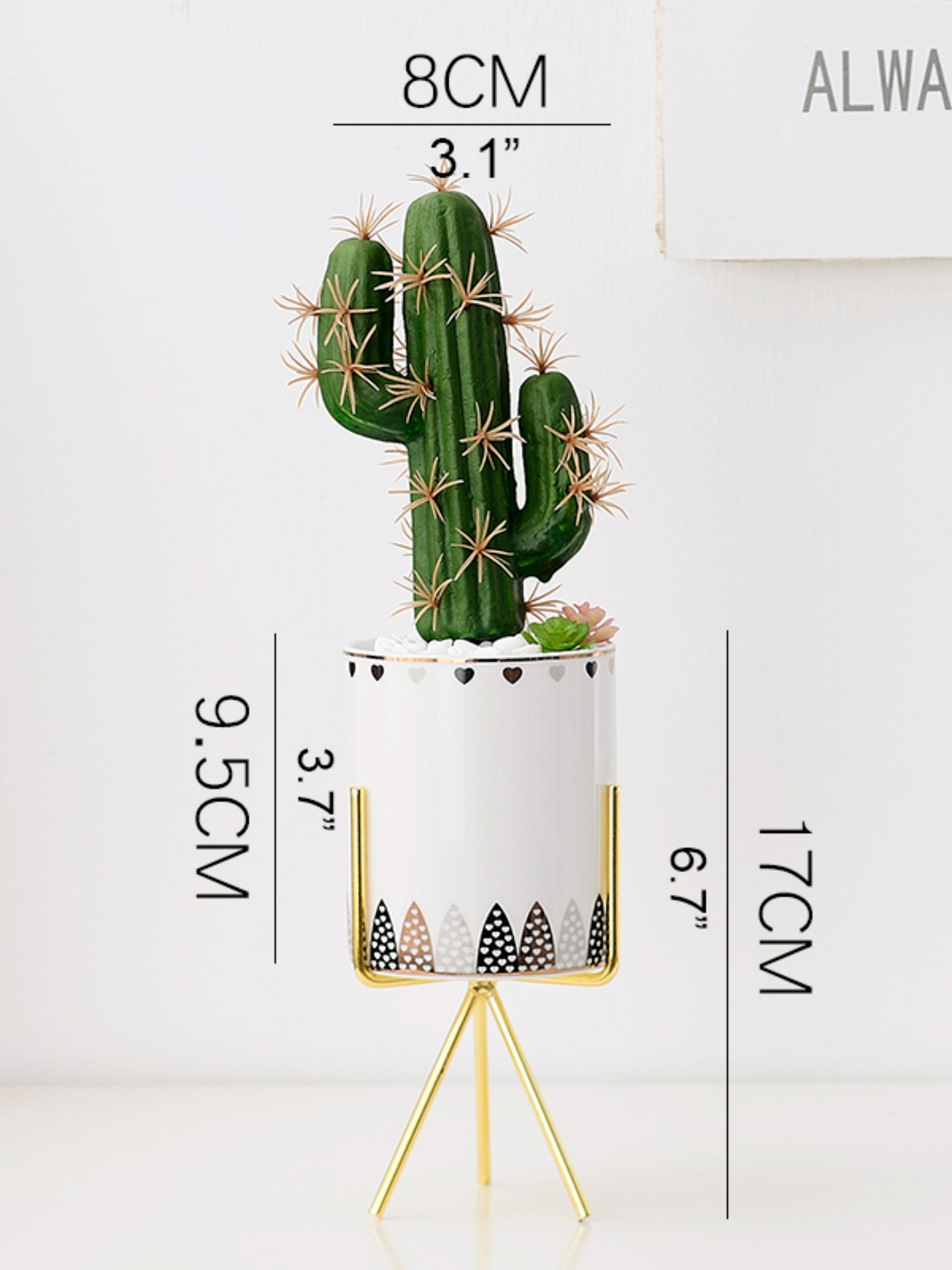 Neher Heart Black Planter