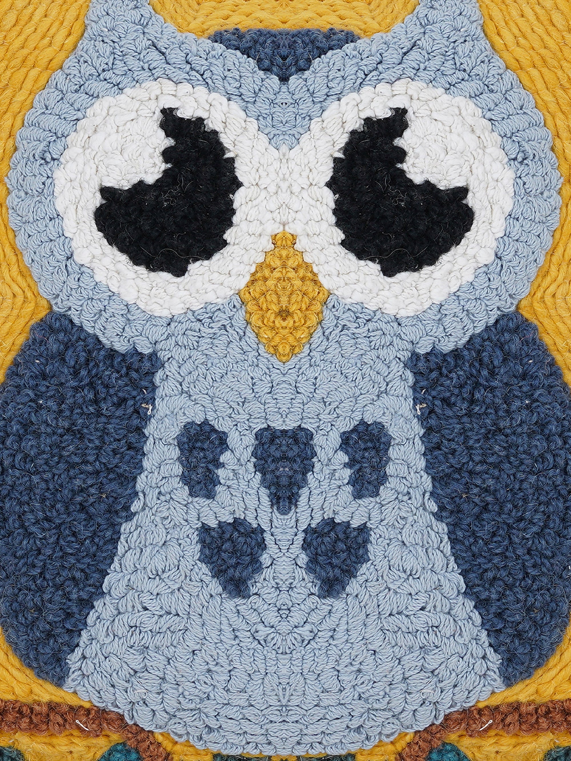 Cushion Cover - Owl Embroidered