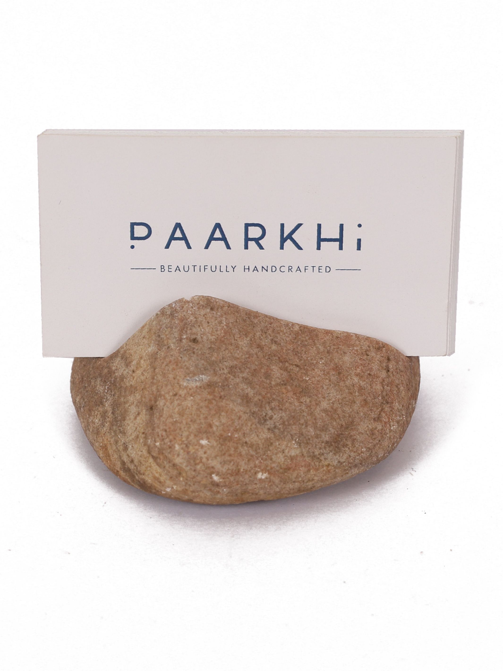 Pebble Card Holder - Brown