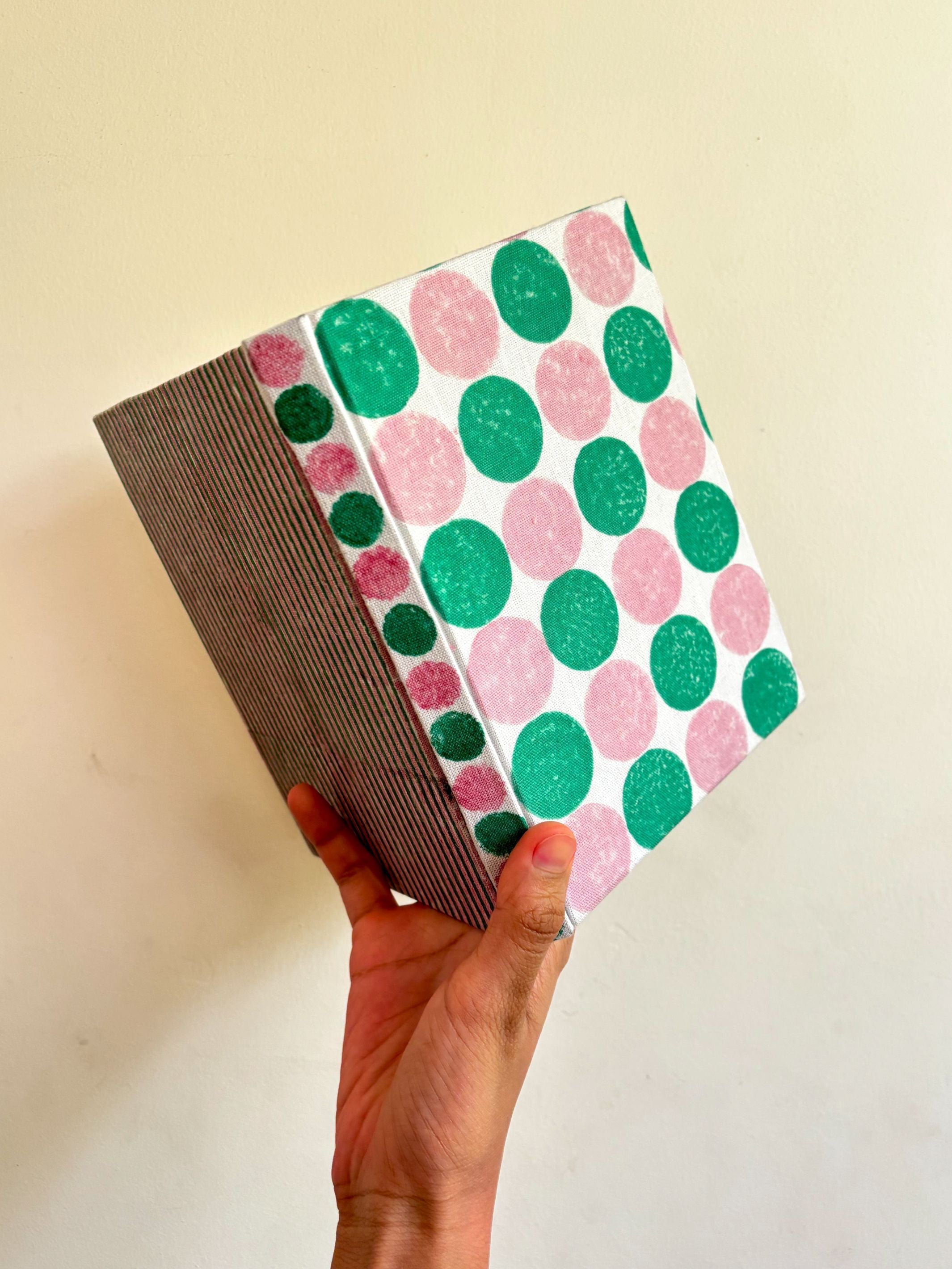 Handcrafted Sustainable A5 Diary Journal Notebook l Handmade Paper l Pebbles