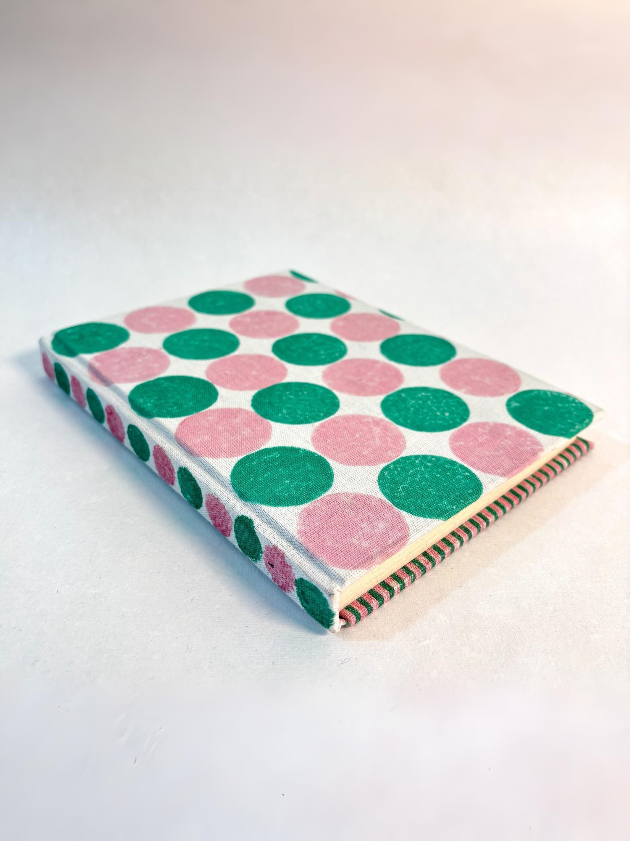 Handcrafted Sustainable A5 Diary Journal Notebook l Handmade Paper l Pebbles