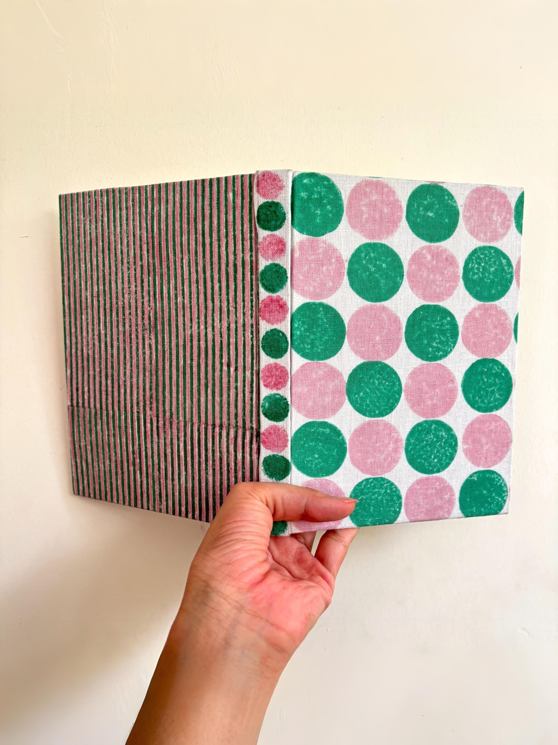 Handcrafted Sustainable A5 Diary Journal Notebook l Handmade Paper l Pebbles